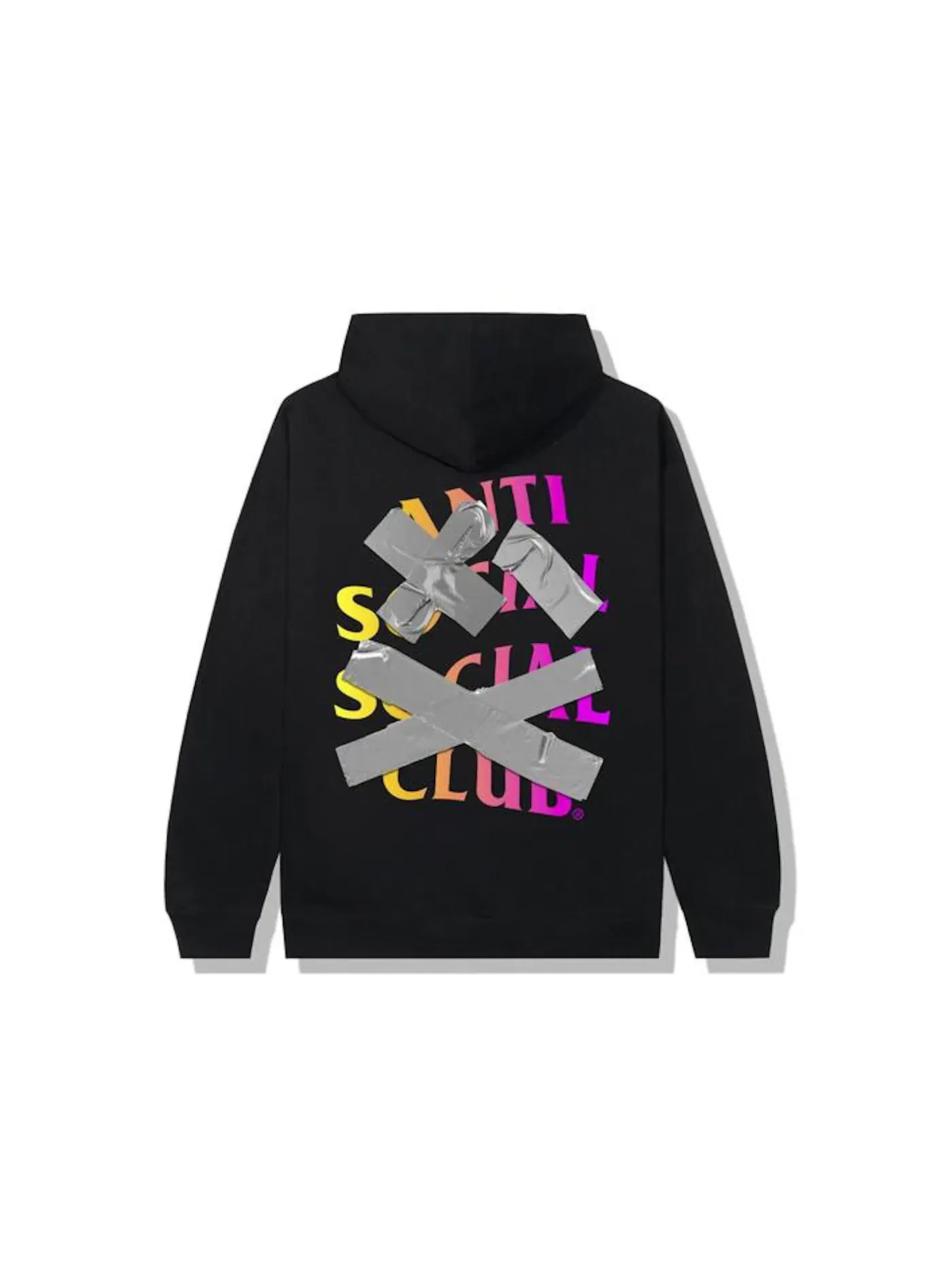 Мужской худи с принтом Anti Social Social Club — изображение 1 из 2, черный