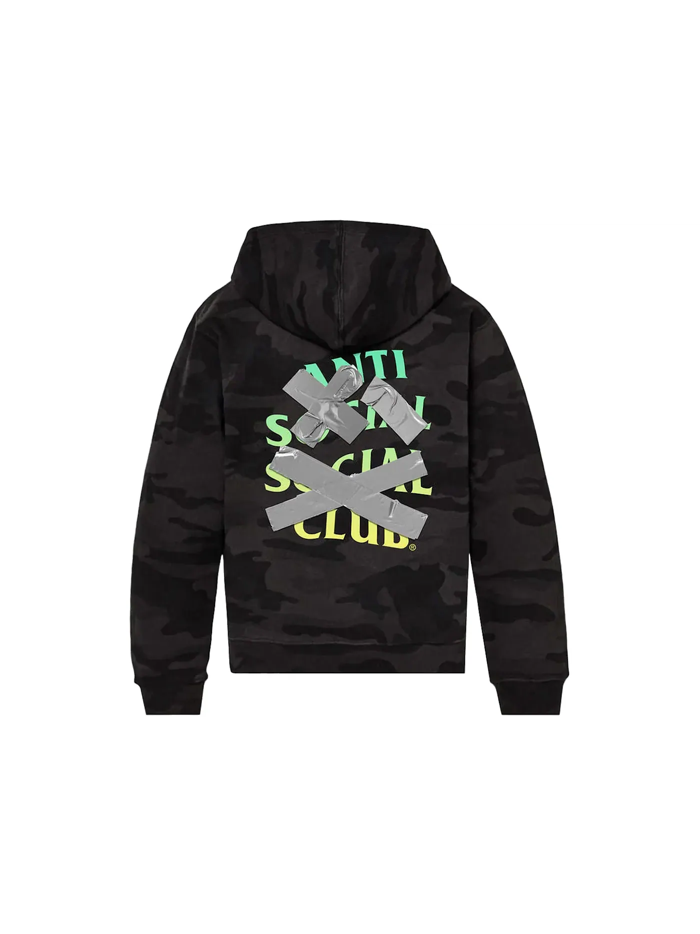 Мужской худи с принтом Anti Social Social Club Hoodie — изображение 1 из 2, камуфляж