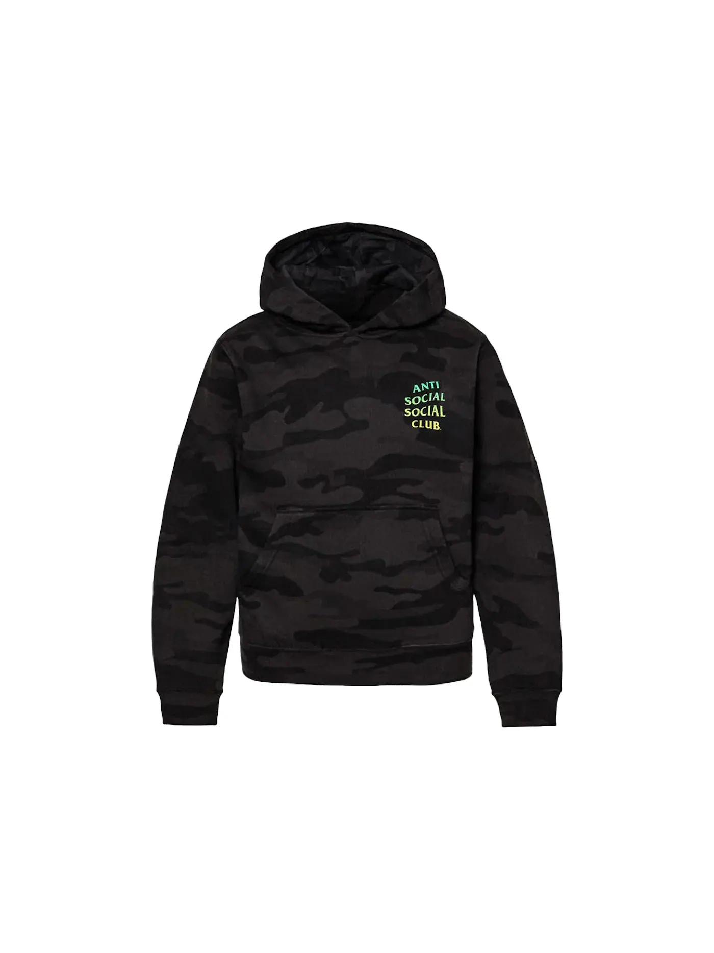Мужской худи с принтом Anti Social Social Club Hoodie — изображение 2 из 2, камуфляж