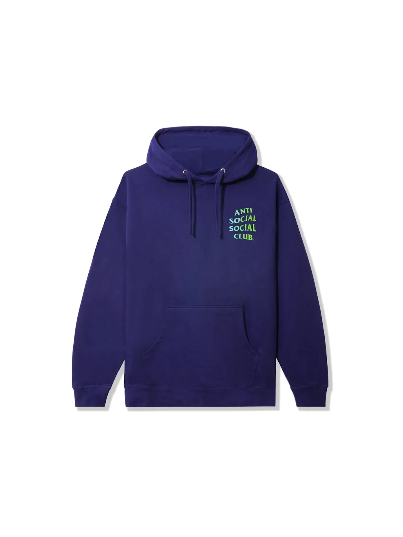 Мужская худи с принтом Cancelled (Again) Hoodie Anti Social Social Club — изображение 2 из 2, фиолетовый