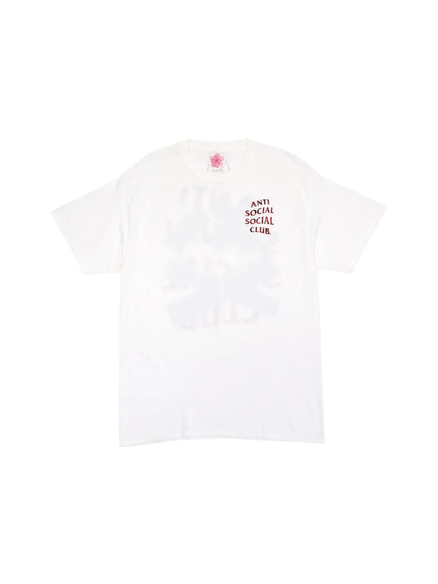 Мужская футболка с принтом Anti Social Social Club T-shirt — изображение 1 из 2, белый
