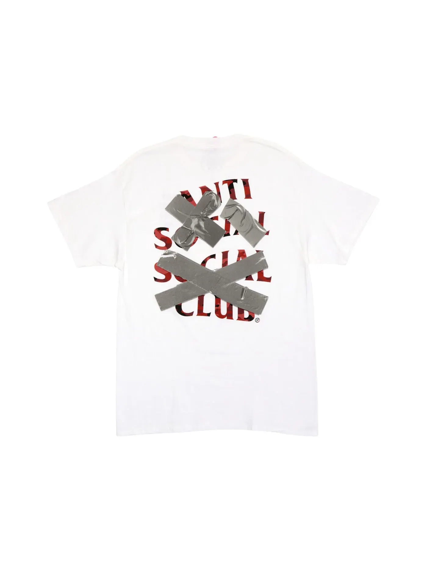 Мужская футболка с принтом Anti Social Social Club T-shirt — изображение 2 из 2, белый