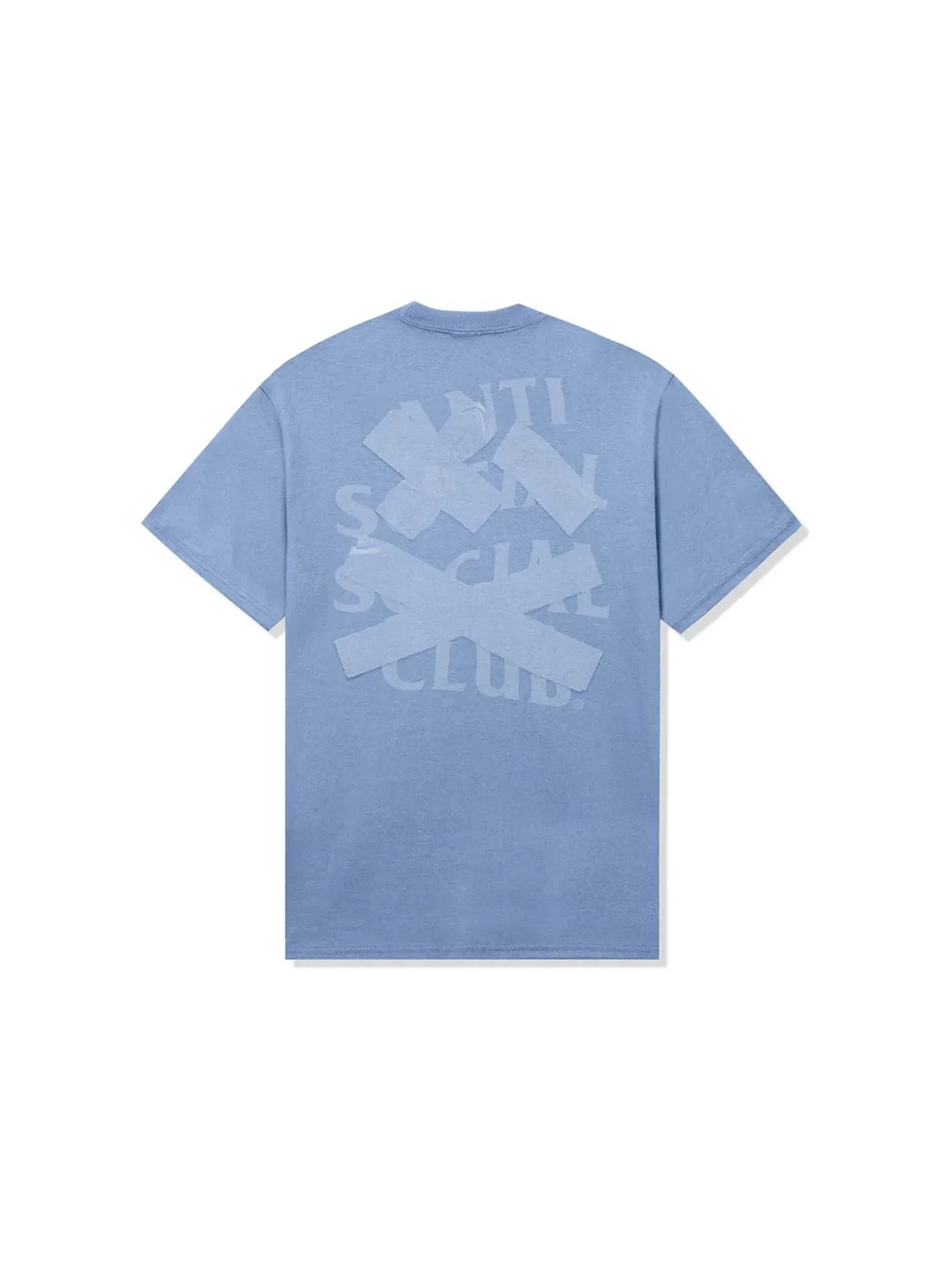 Мужская футболка с принтом Anti Social Social Club Tee — изображение 1 из 2, синий