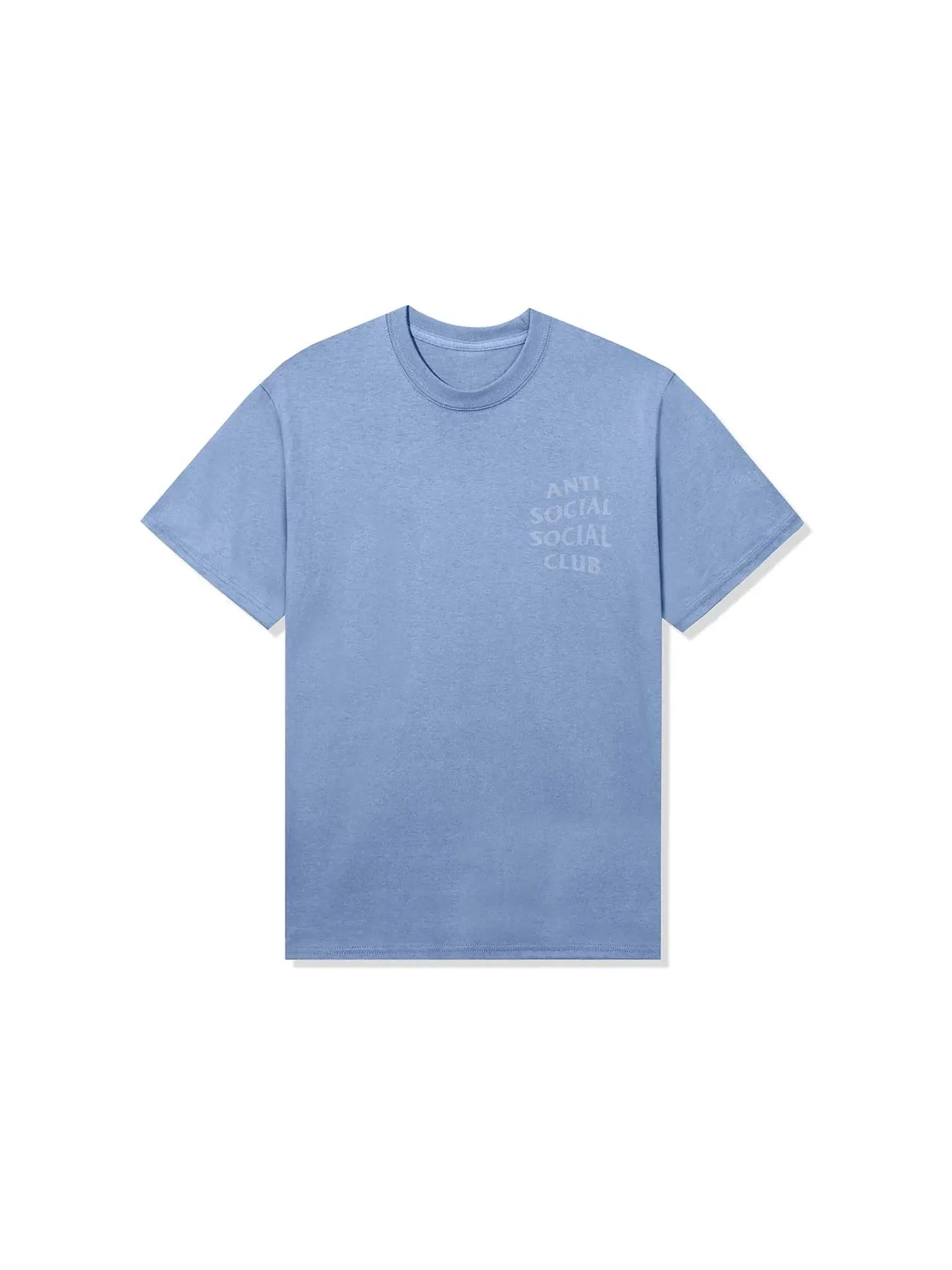 Мужская футболка с принтом Anti Social Social Club Tee — изображение 2 из 2, синий