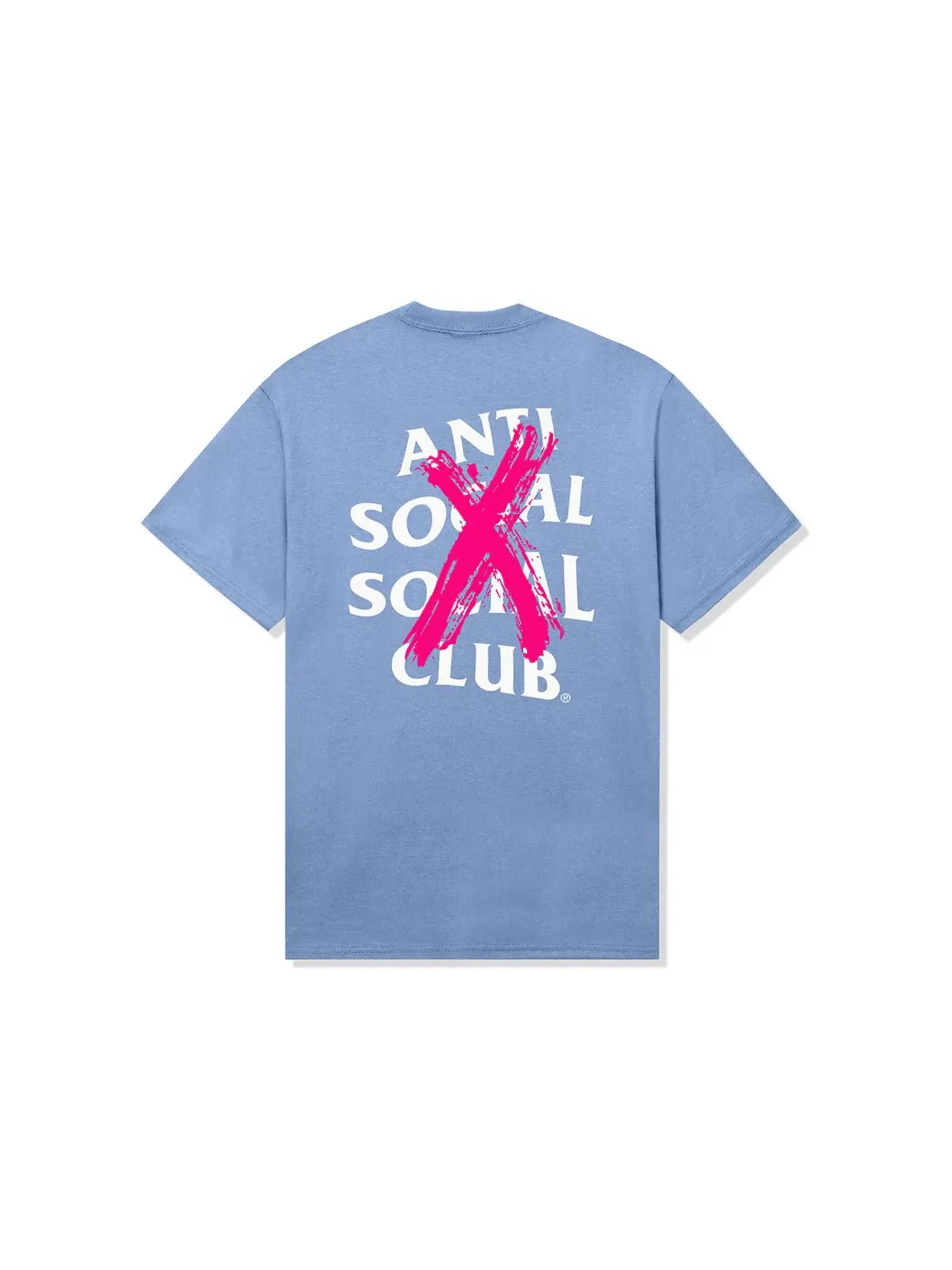 Мужская футболка с принтом Anti Social Social Club — изображение 1 из 2, синий