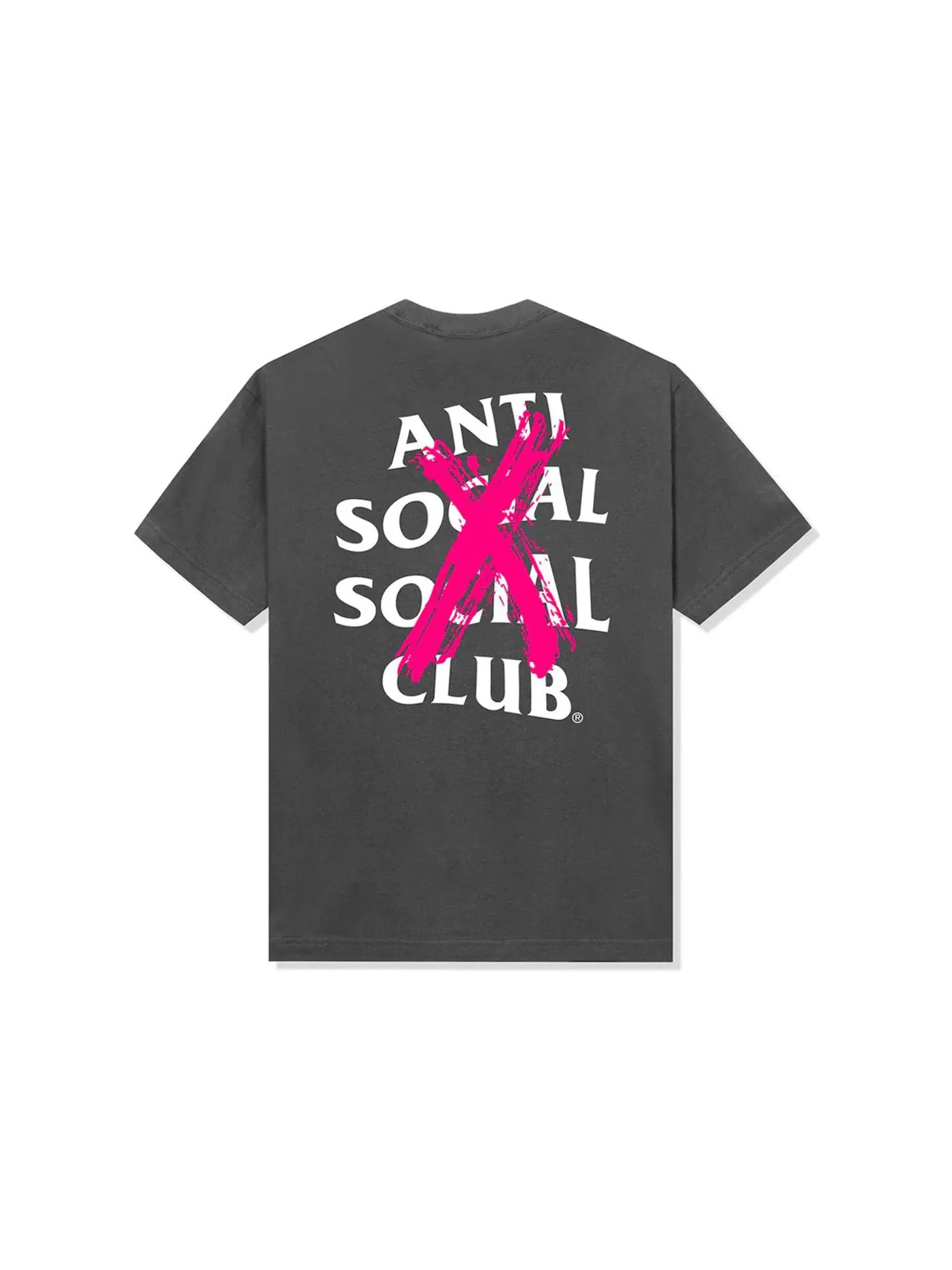 Мужская футболка с принтом Anti Social Social Club Cancelled F&F Tee — изображение 1 из 2, серый