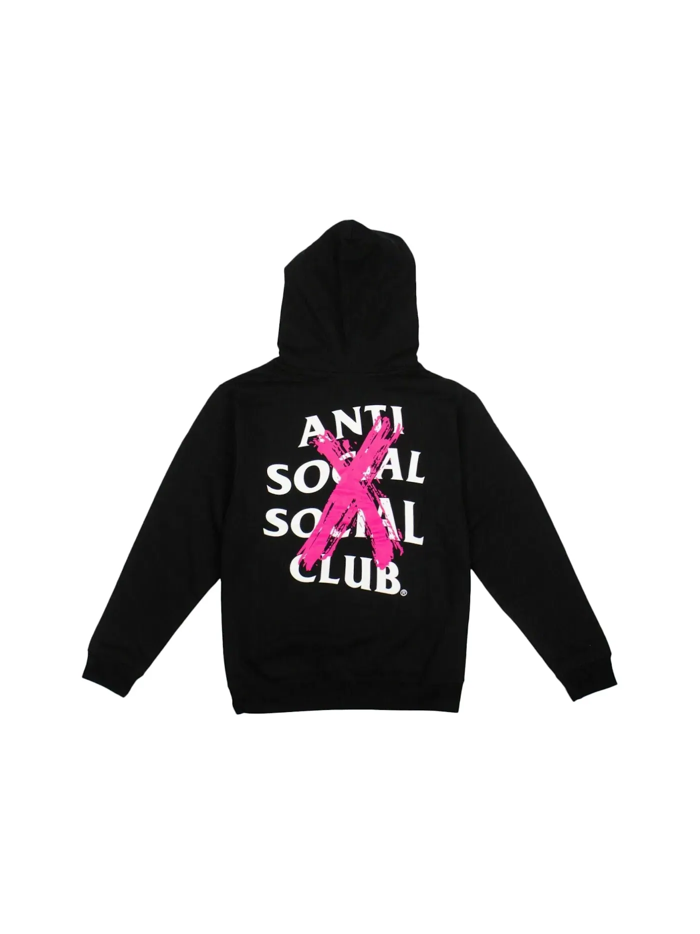 Мужской худи с принтом Anti Social Social Club Cancelled Hoodie Black Pink X Anti Social Social Club — изображение 1 из 3