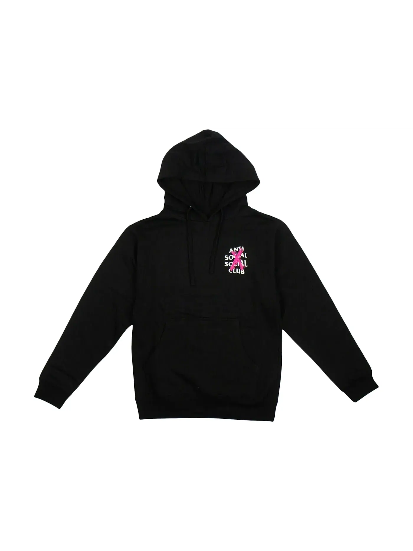 Мужской худи с принтом Anti Social Social Club Cancelled Hoodie Black Pink X Anti Social Social Club — изображение 2 из 3