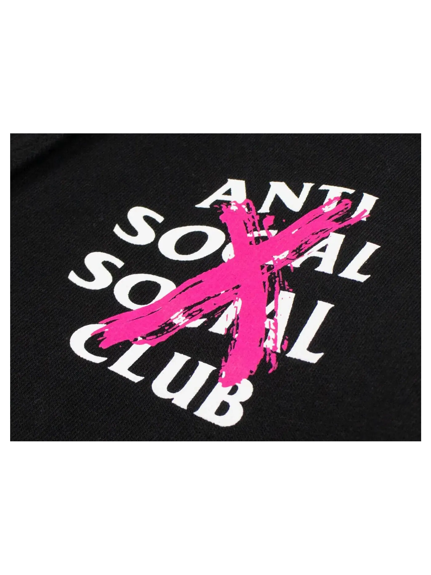 Мужской худи с принтом Anti Social Social Club Cancelled Hoodie Black Pink X Anti Social Social Club — изображение 3 из 3
