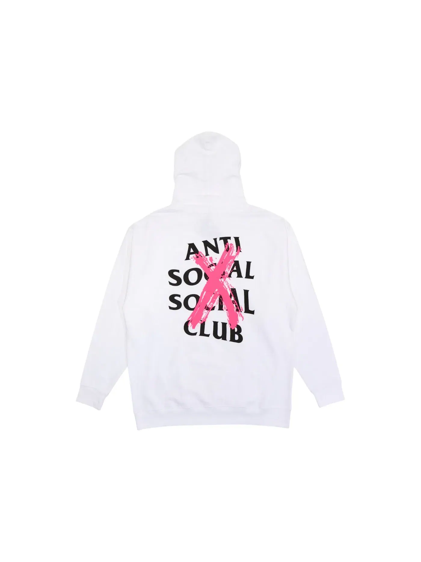 Мужской худи с принтом Cancelled Anti Social Social Club — изображение 2 из 2, белый