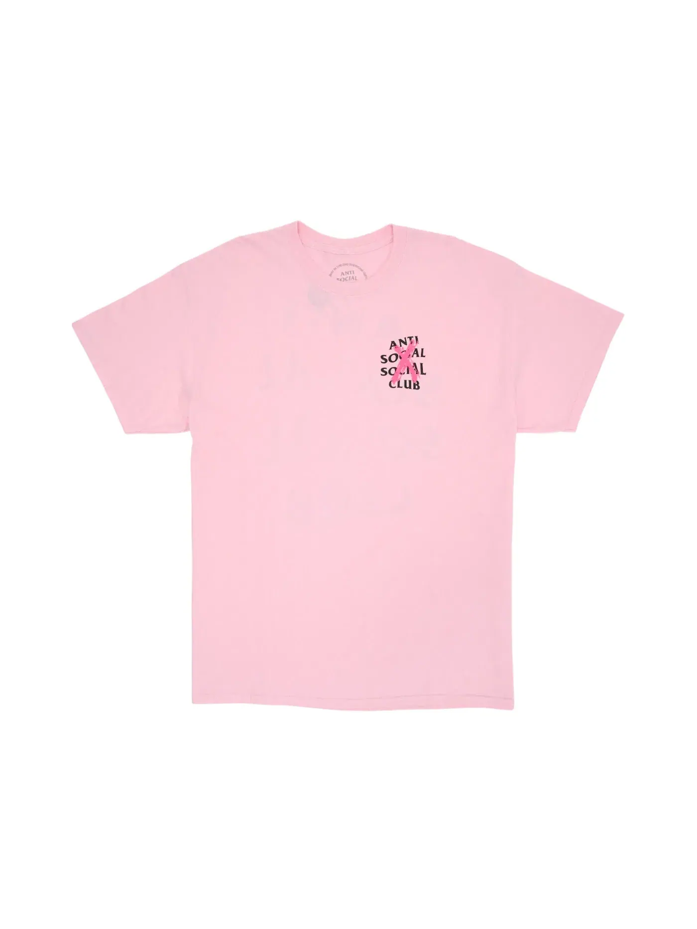 Мужская футболка с принтом Anti Social Social Club T-shirt — изображение 1 из 2, розовый