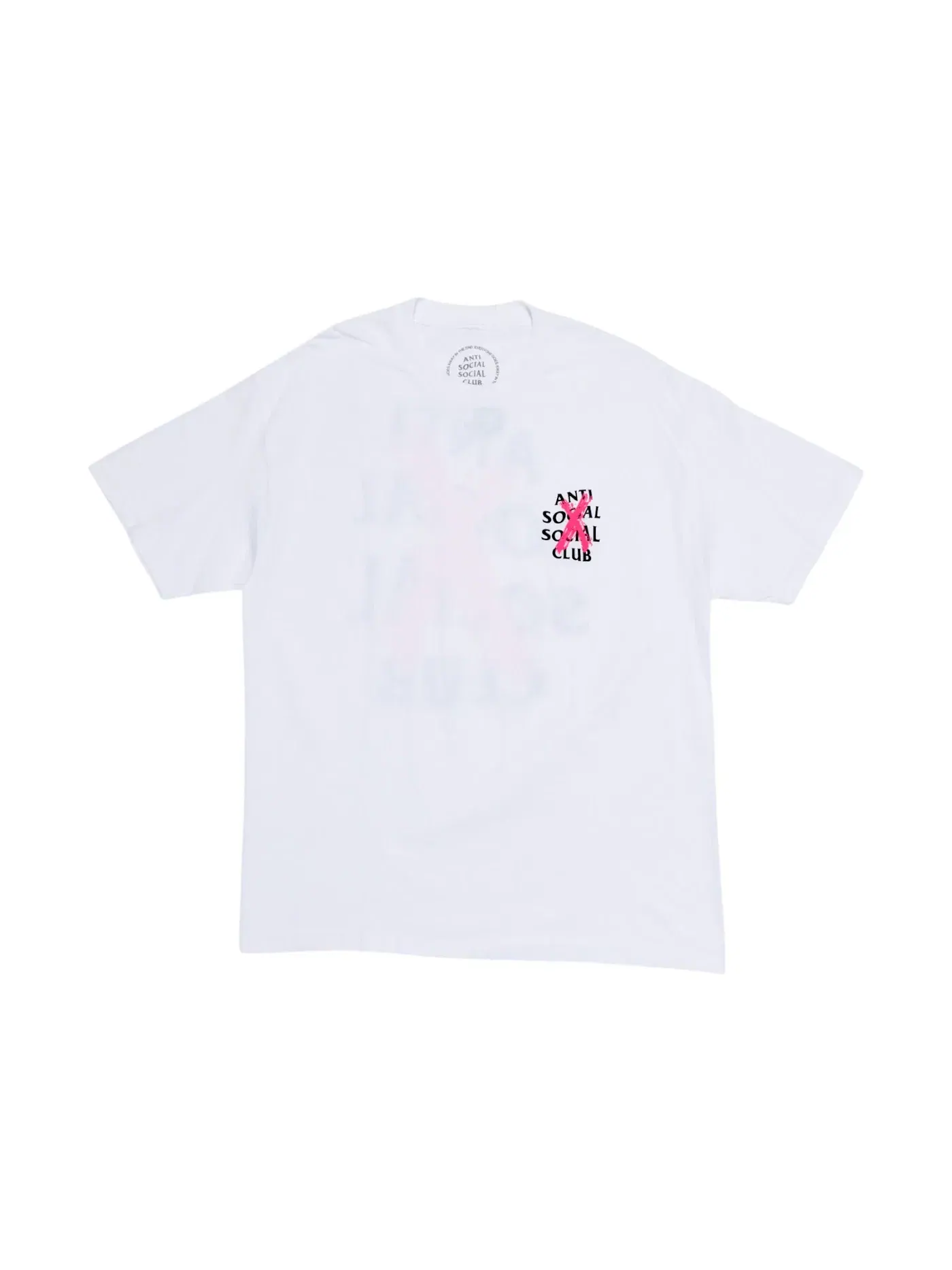 Мужская футболка с принтом Anti Social Social Club T-shirt — изображение 1 из 2, белый