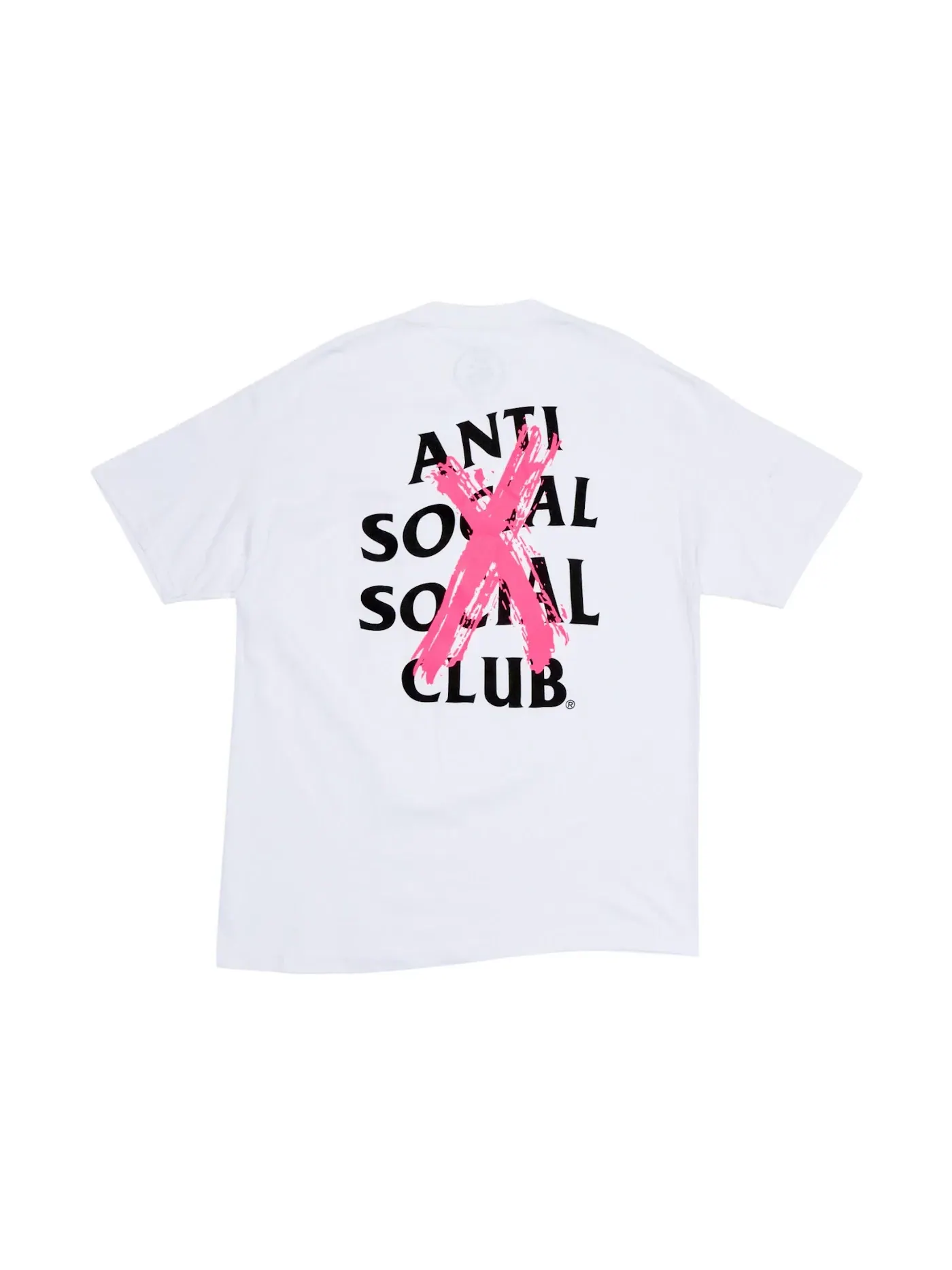 Мужская футболка с принтом Anti Social Social Club T-shirt — изображение 2 из 2, белый