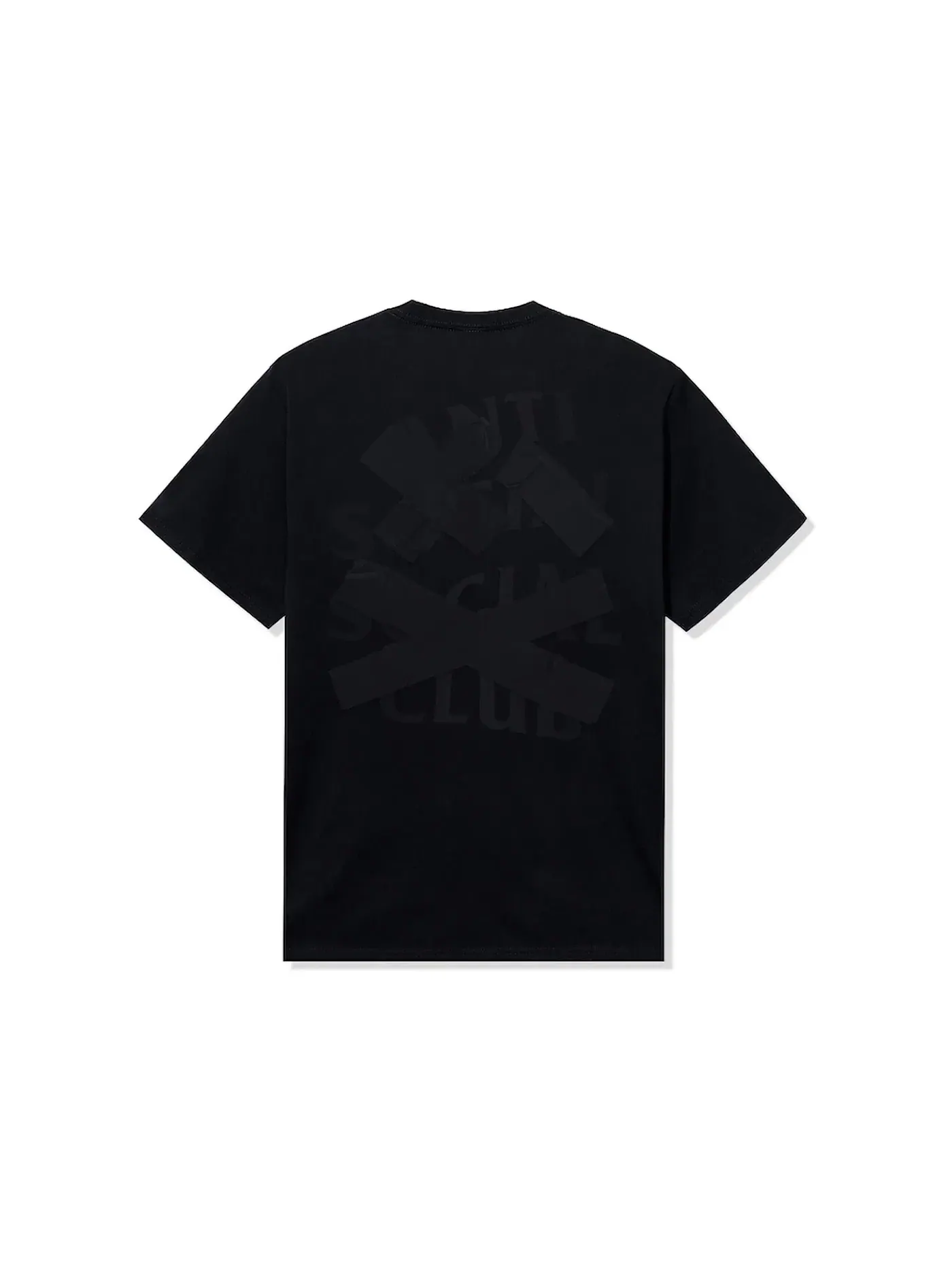 Мужская футболка с принтом Anti Social Social Club Cancelled Tonal Tee — изображение 1 из 2, черный
