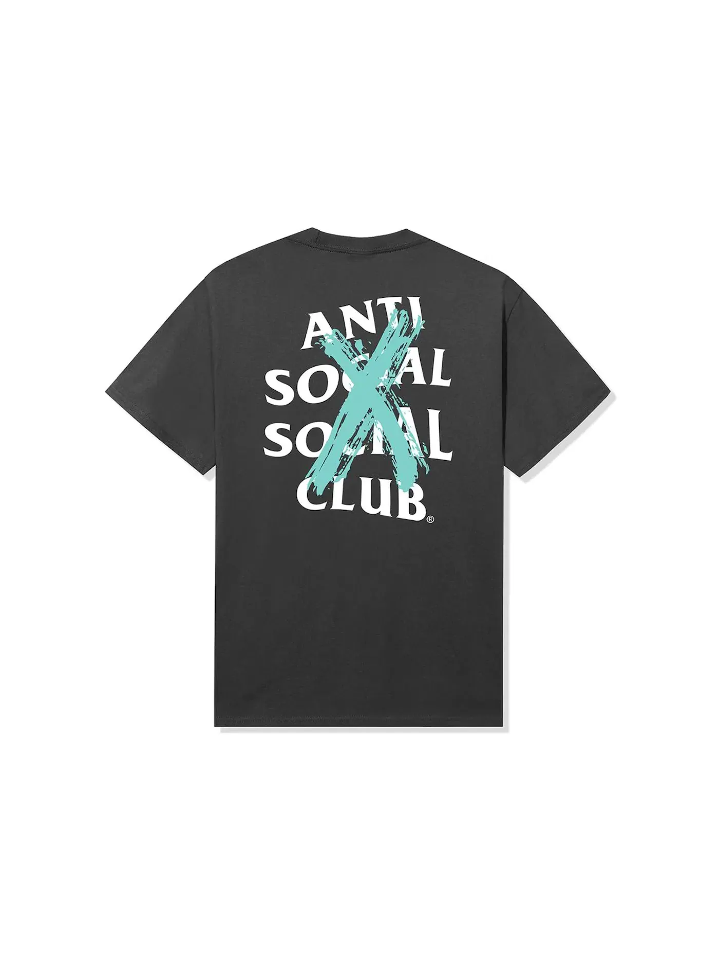 Мужская футболка с принтом Tee Anti Social Social Club — изображение 1 из 2, серый