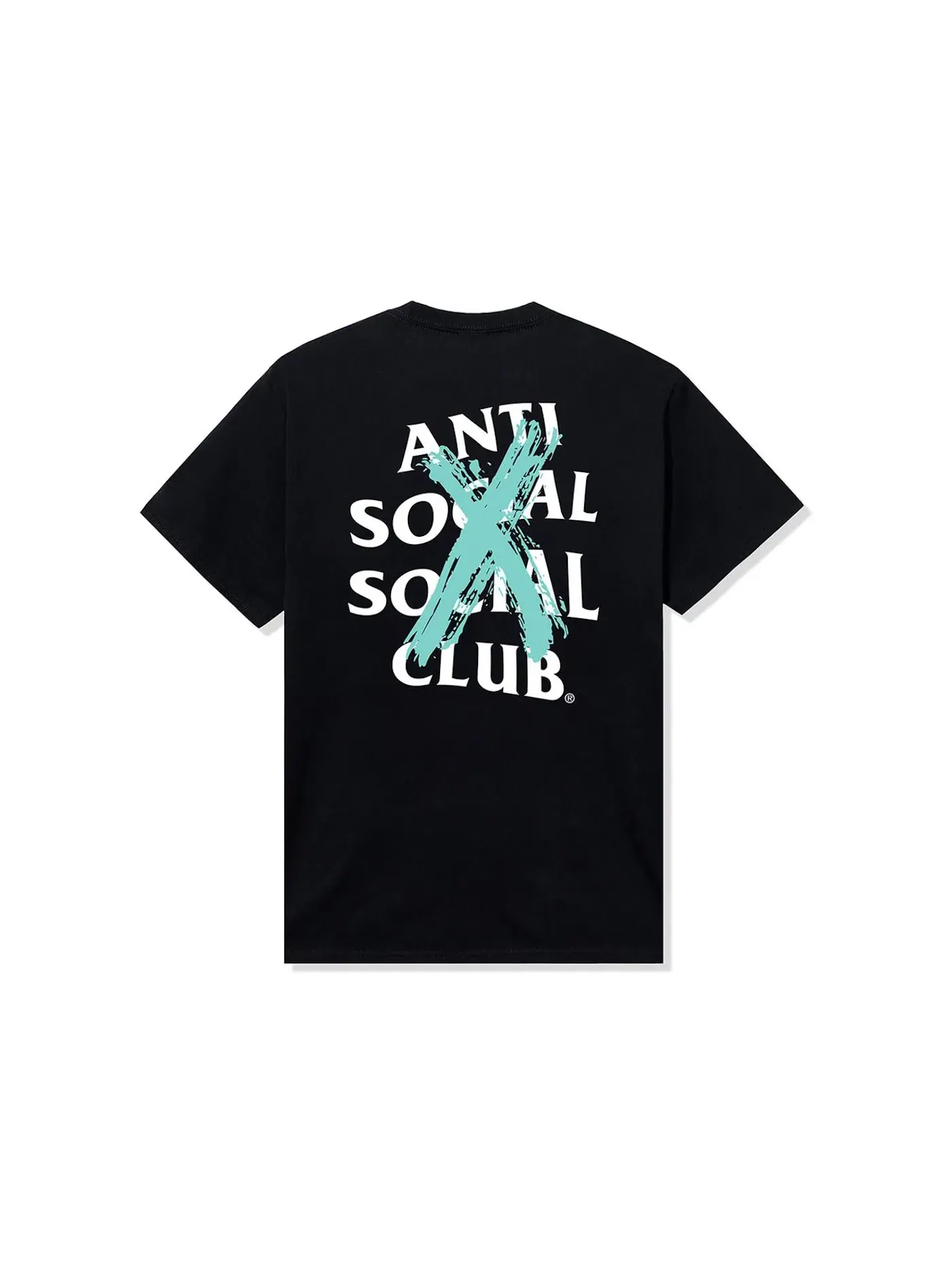Мужская футболка с принтом Anti Social Social Club Tee — изображение 1 из 2, черный