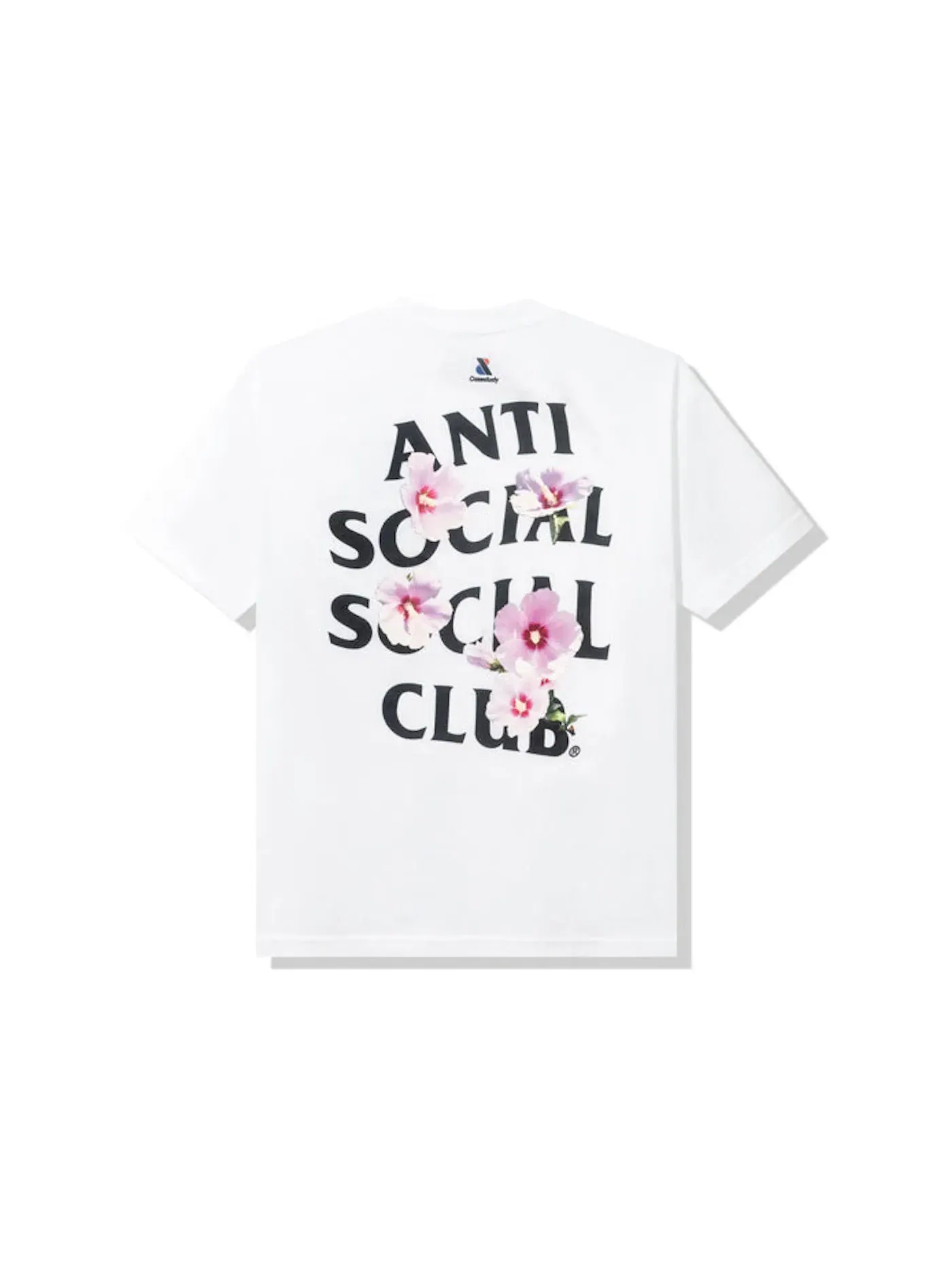 Мужская футболка с принтом Anti Social Social Club Case Study Mugunghwa — изображение 1 из 2, белый