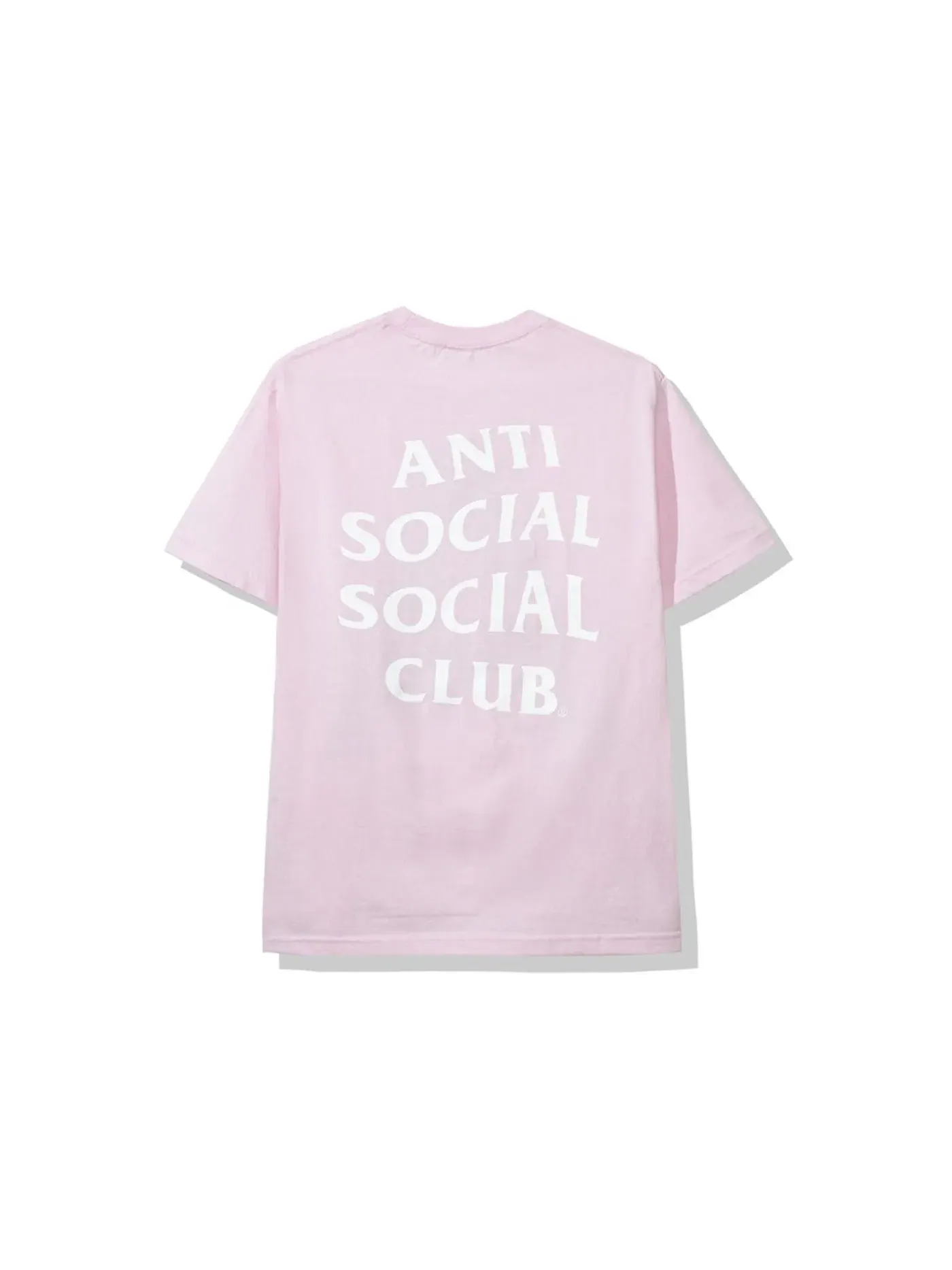 Мужская футболка с принтом Anti Social Social Club Catchem "A" Tee FW19 — изображение 1 из 2, розовый