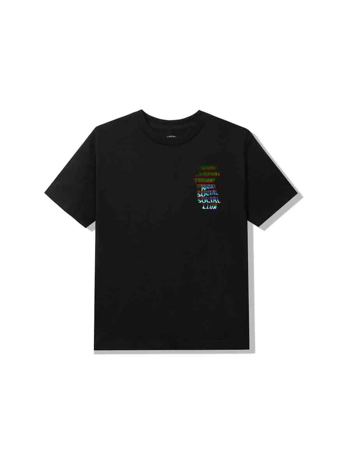 Мужская футболка с принтом Anti Social Social Club Tee — изображение 2 из 3, черный