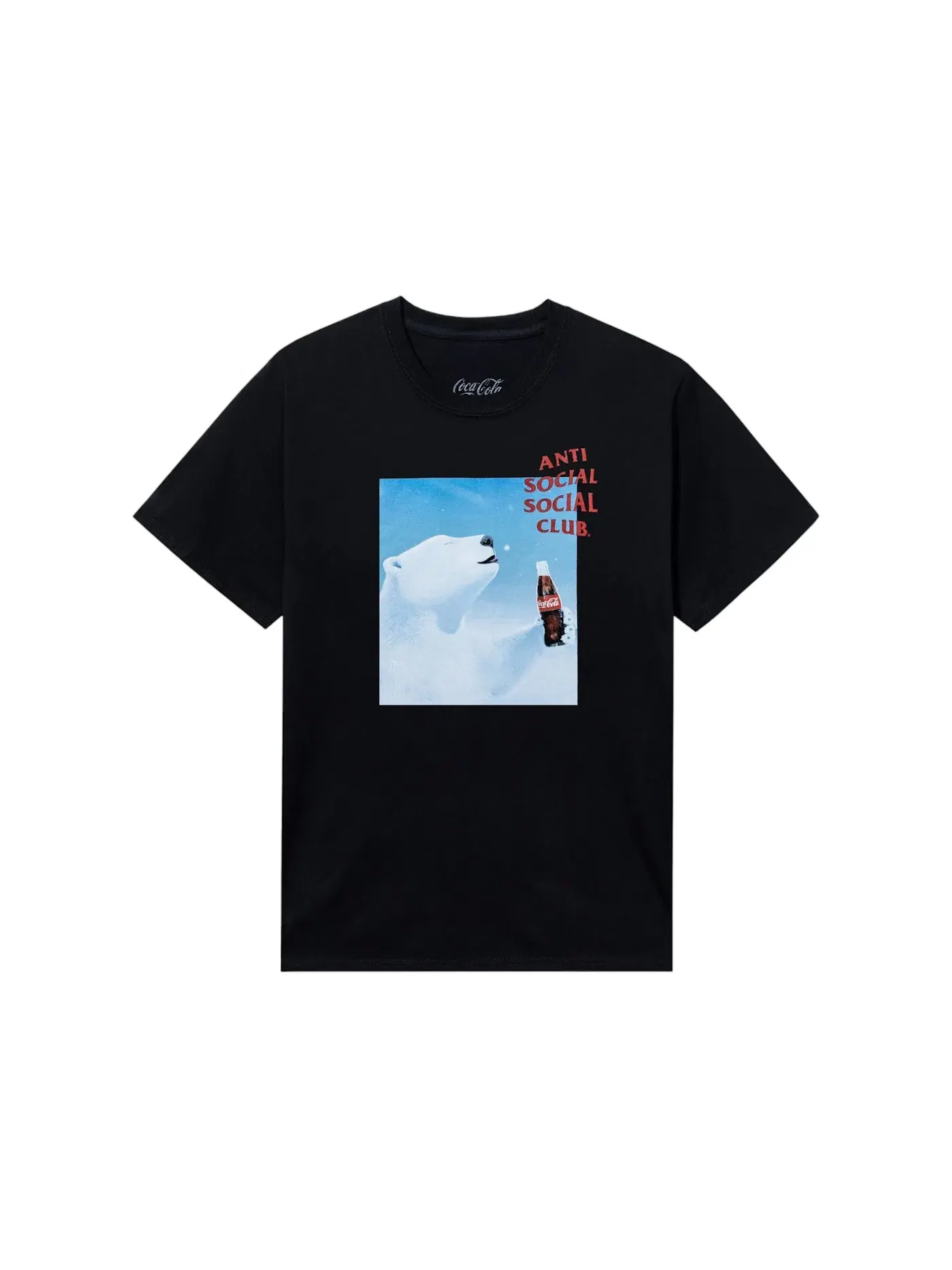 Мужская футболка с принтом Anti Social Social Club Tee — изображение 1 из 2, черный