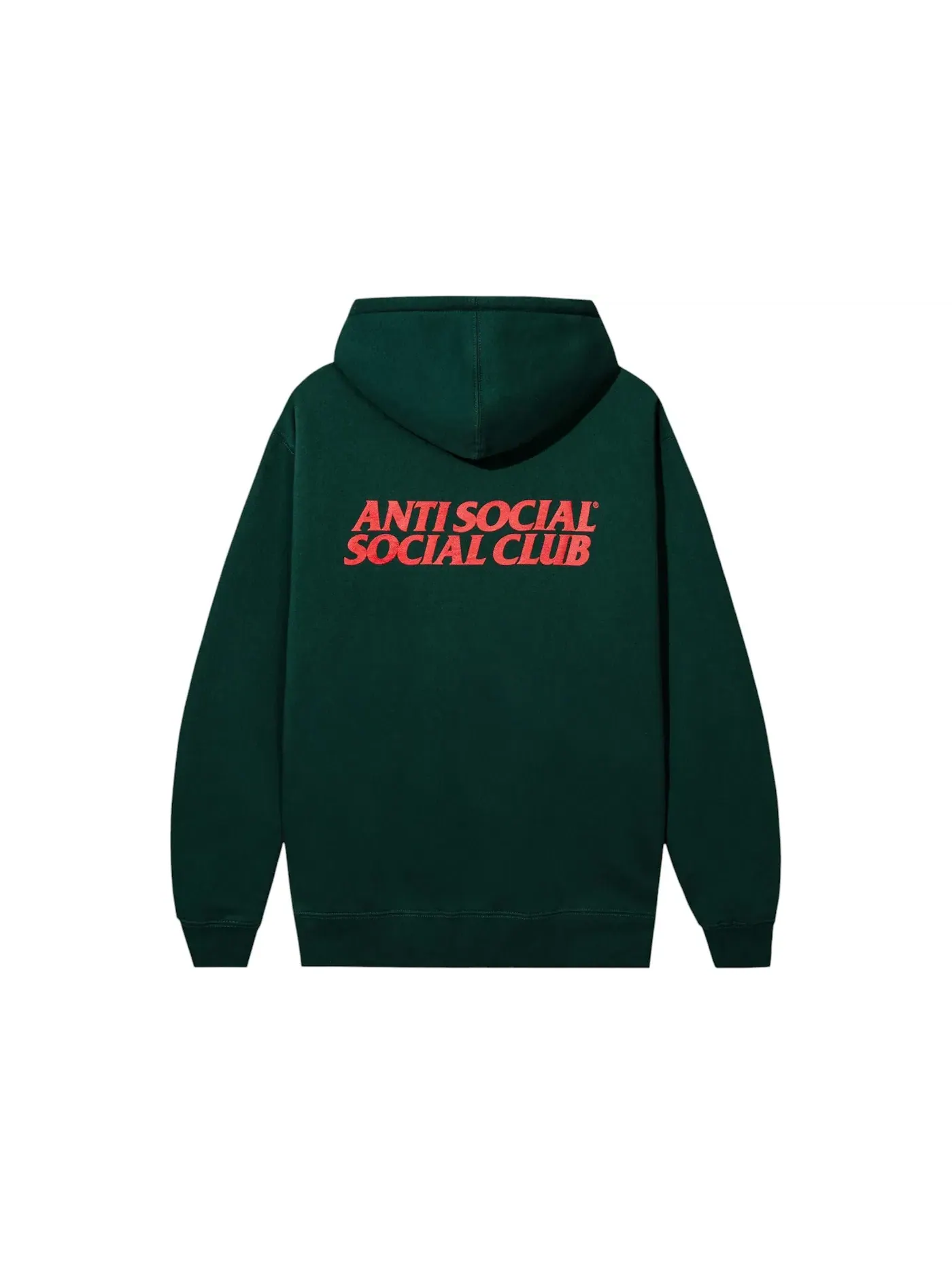 Мужская худи с принтом Anti Social Social Club Coca-Cola Santa Social — изображение 2 из 2, зеленый