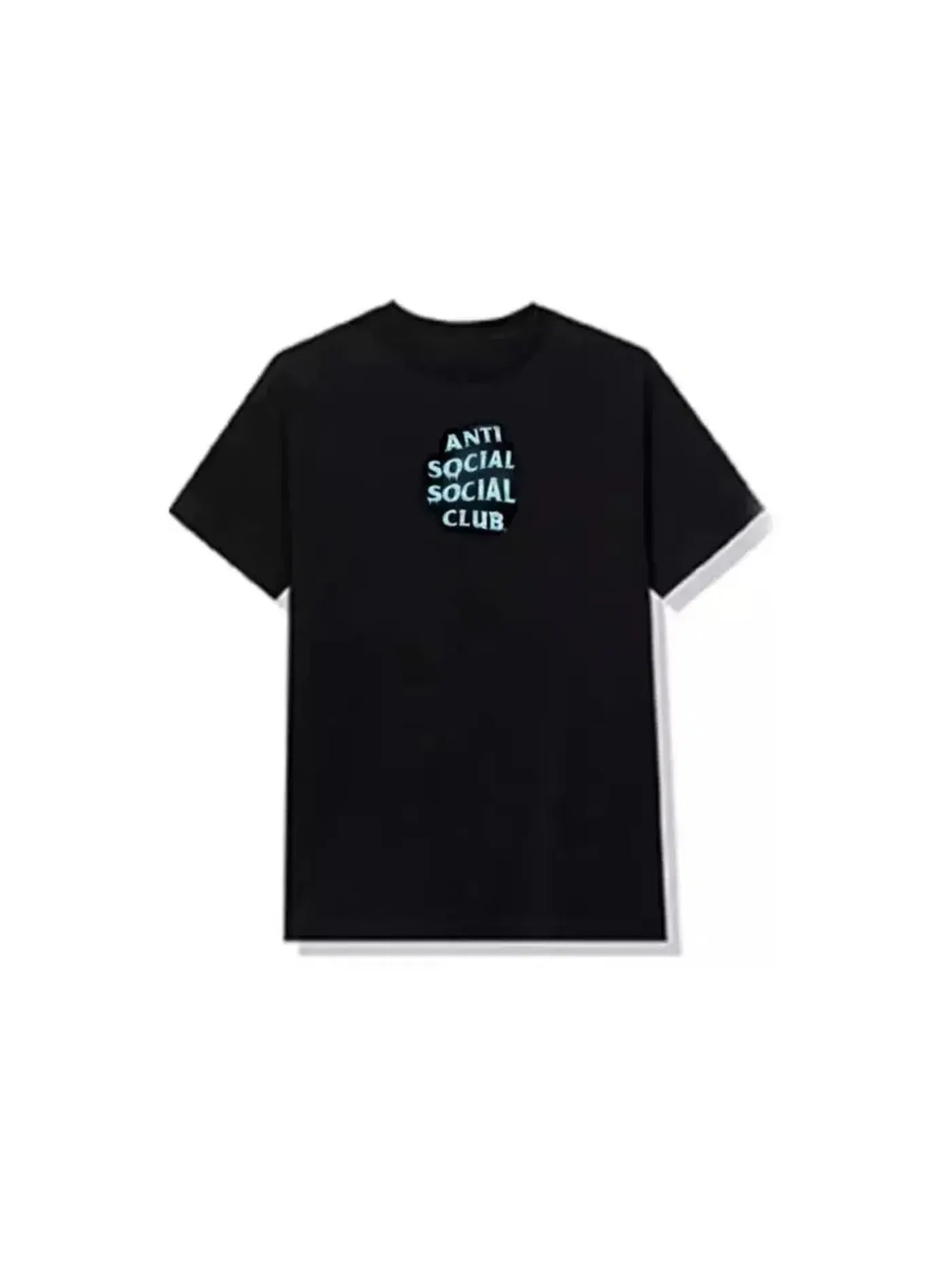 Мужская футболка с принтом T-shirt Anti Social Social Club — изображение 2 из 2, черный