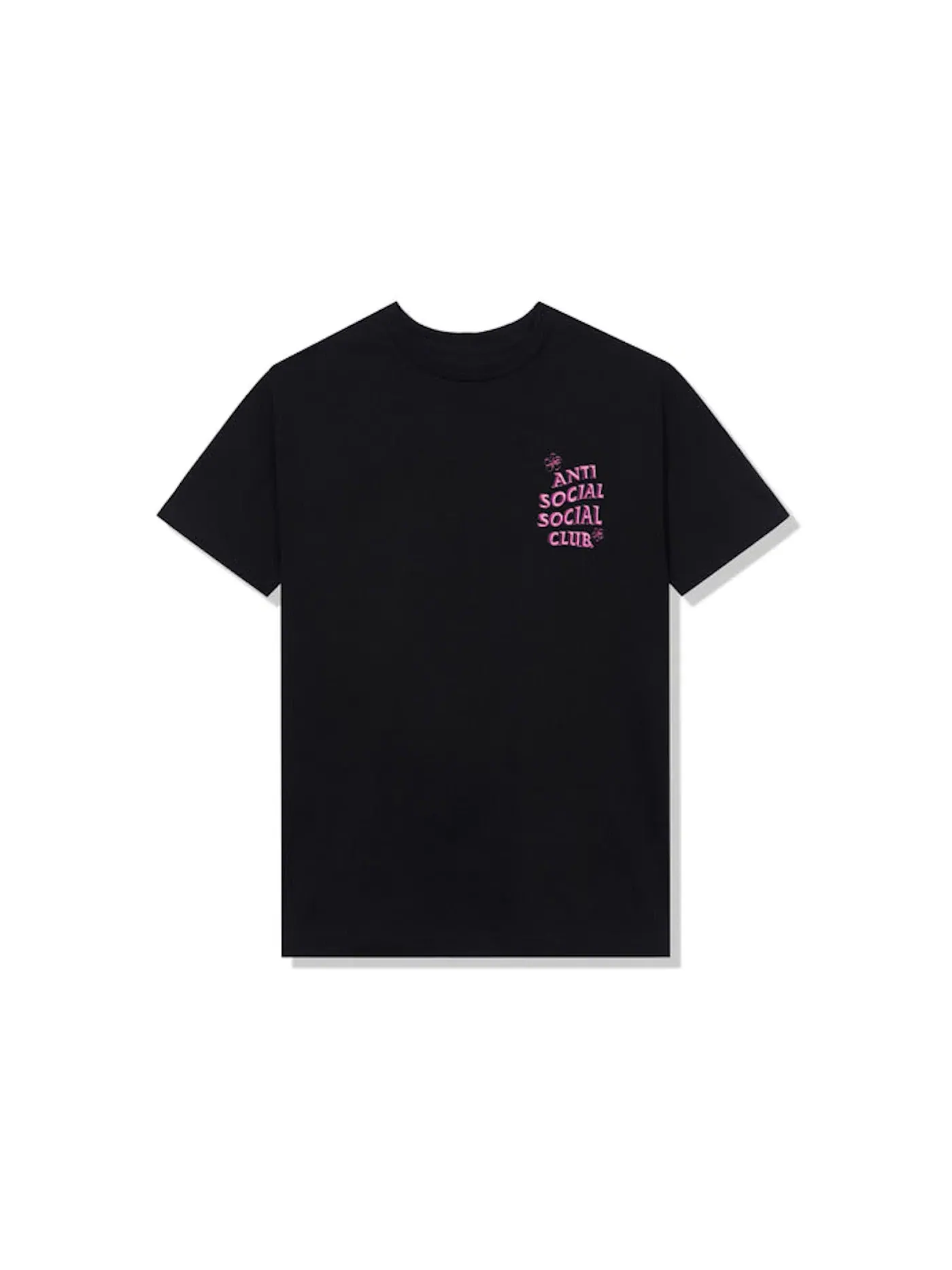 Мужская футболка с принтом Anti Social Social Club T-shirt — изображение 2 из 2, черный