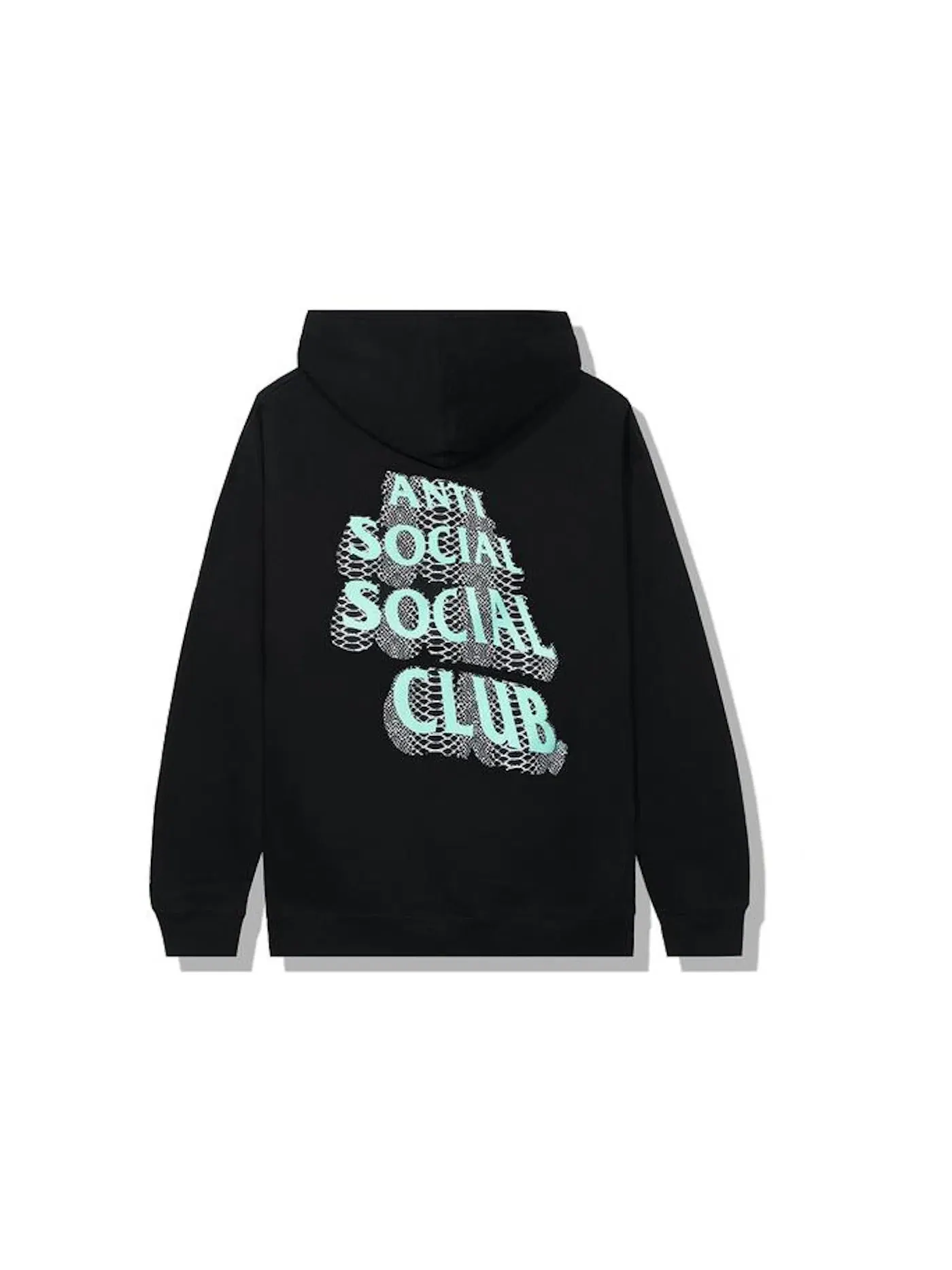 Мужская худи с принтом Anti Social Social Club — изображение 1 из 2, черный