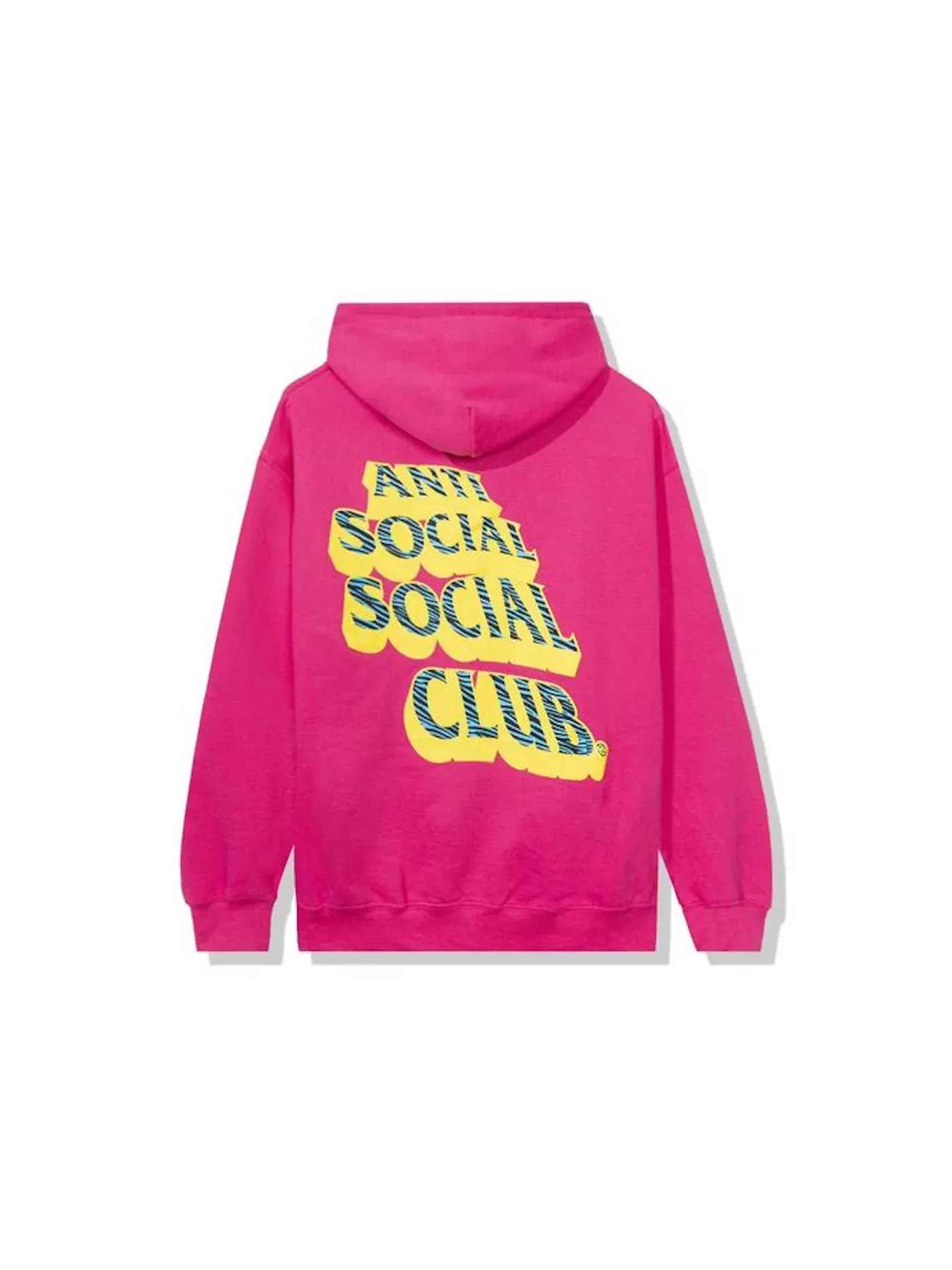 Мужской худи с принтом Hoodie Anti Social Social Club — изображение 1 из 2, розовый