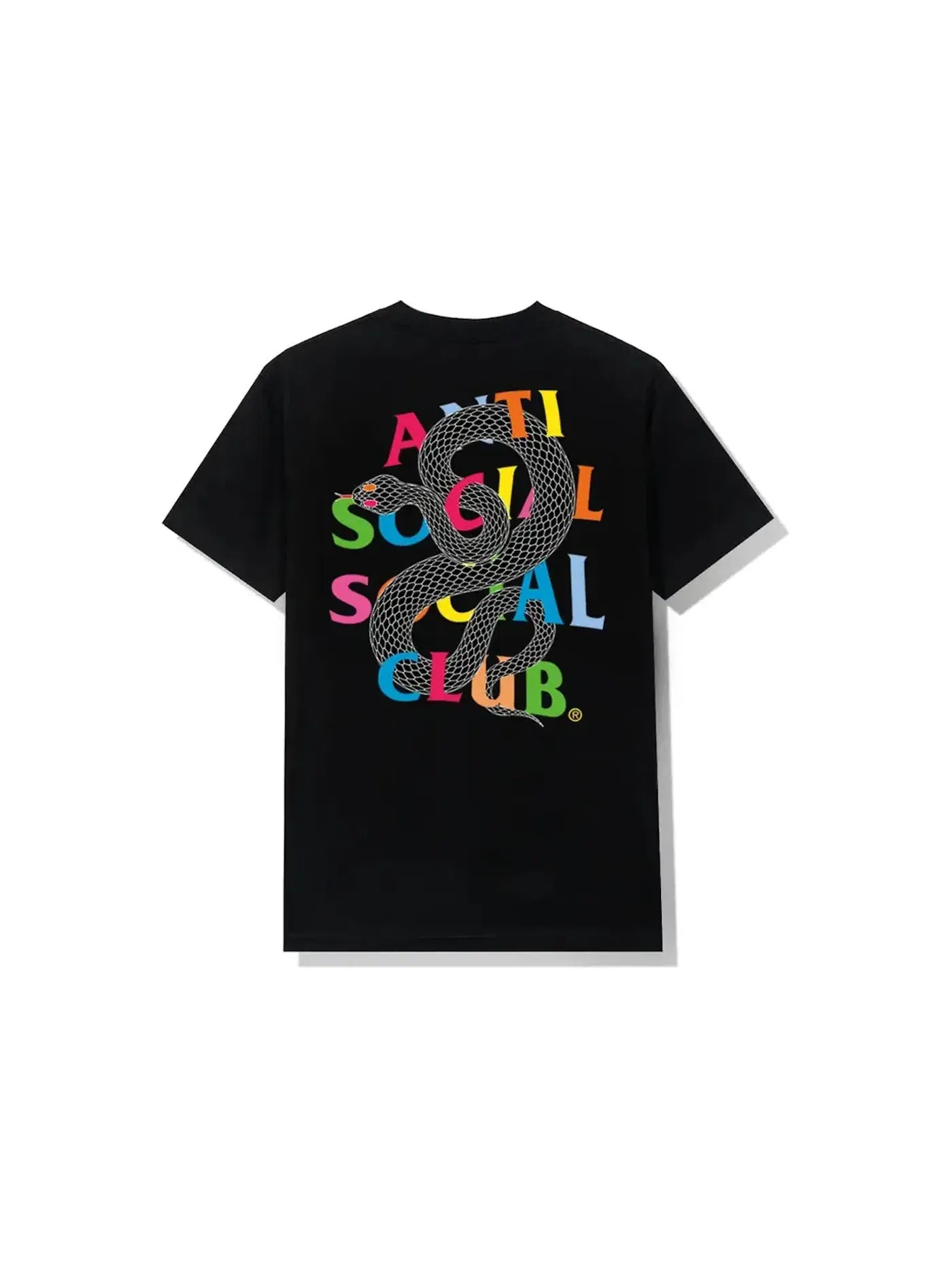 Мужская футболка с принтом Anti Social Social Club — изображение 1 из 2, черный