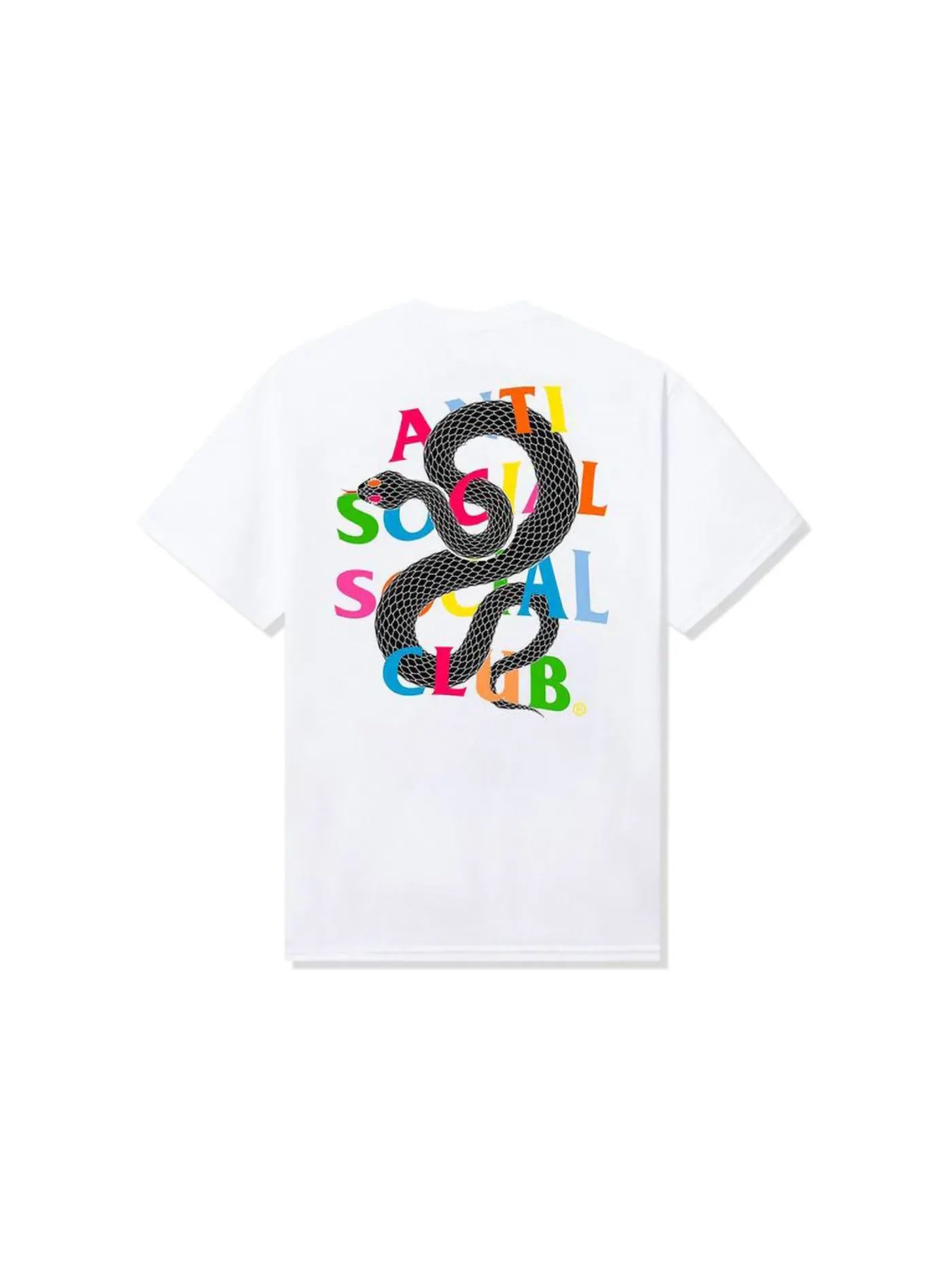 Мужская футболка с принтом Anti Social Social Club Tee — изображение 1 из 2, белый
