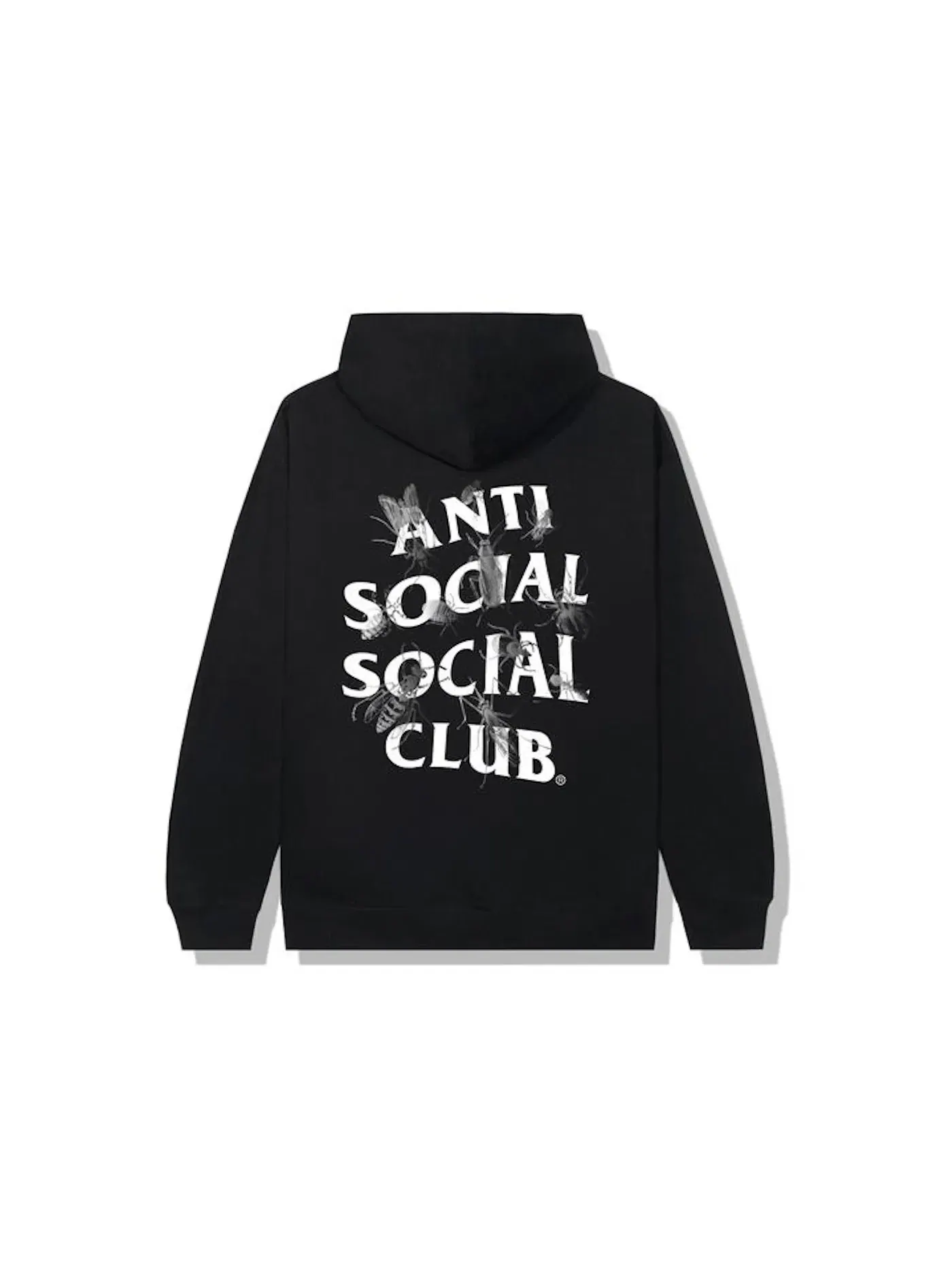 Мужской худи с принтом Anti Social Social Club — изображение 1 из 2, черный