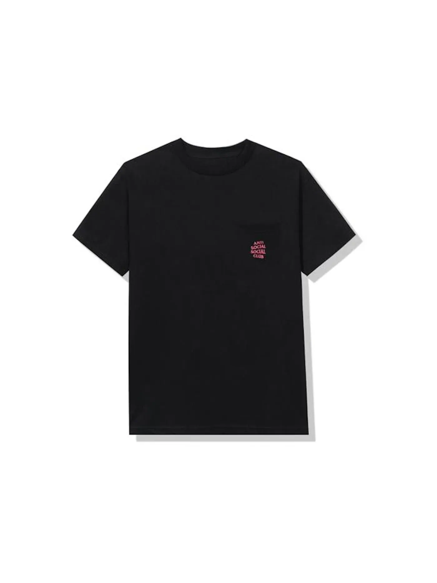 Мужская футболка с принтом Anti Social Social Club Tee — изображение 1 из 1, черный