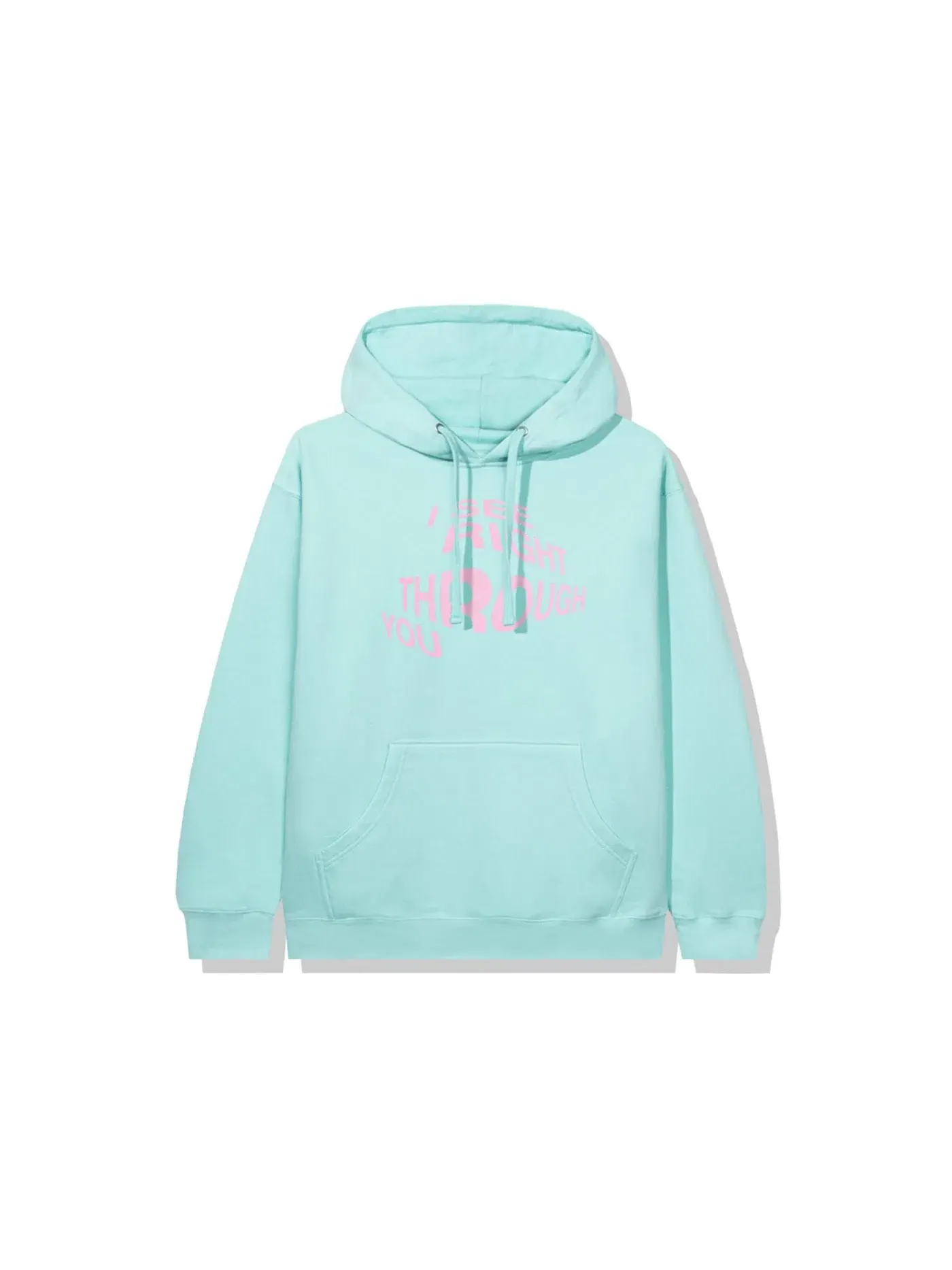Мужской худи с принтом Crystal Clear Hoodie Anti Social Social Club — изображение 1 из 2, мята