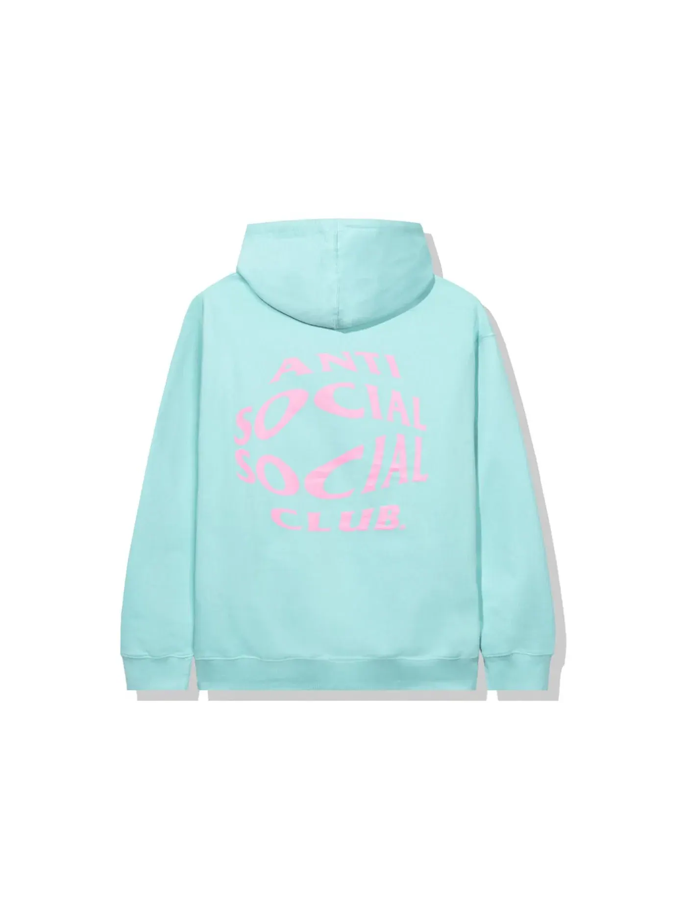 Мужской худи с принтом Crystal Clear Hoodie Anti Social Social Club — изображение 2 из 2, мята