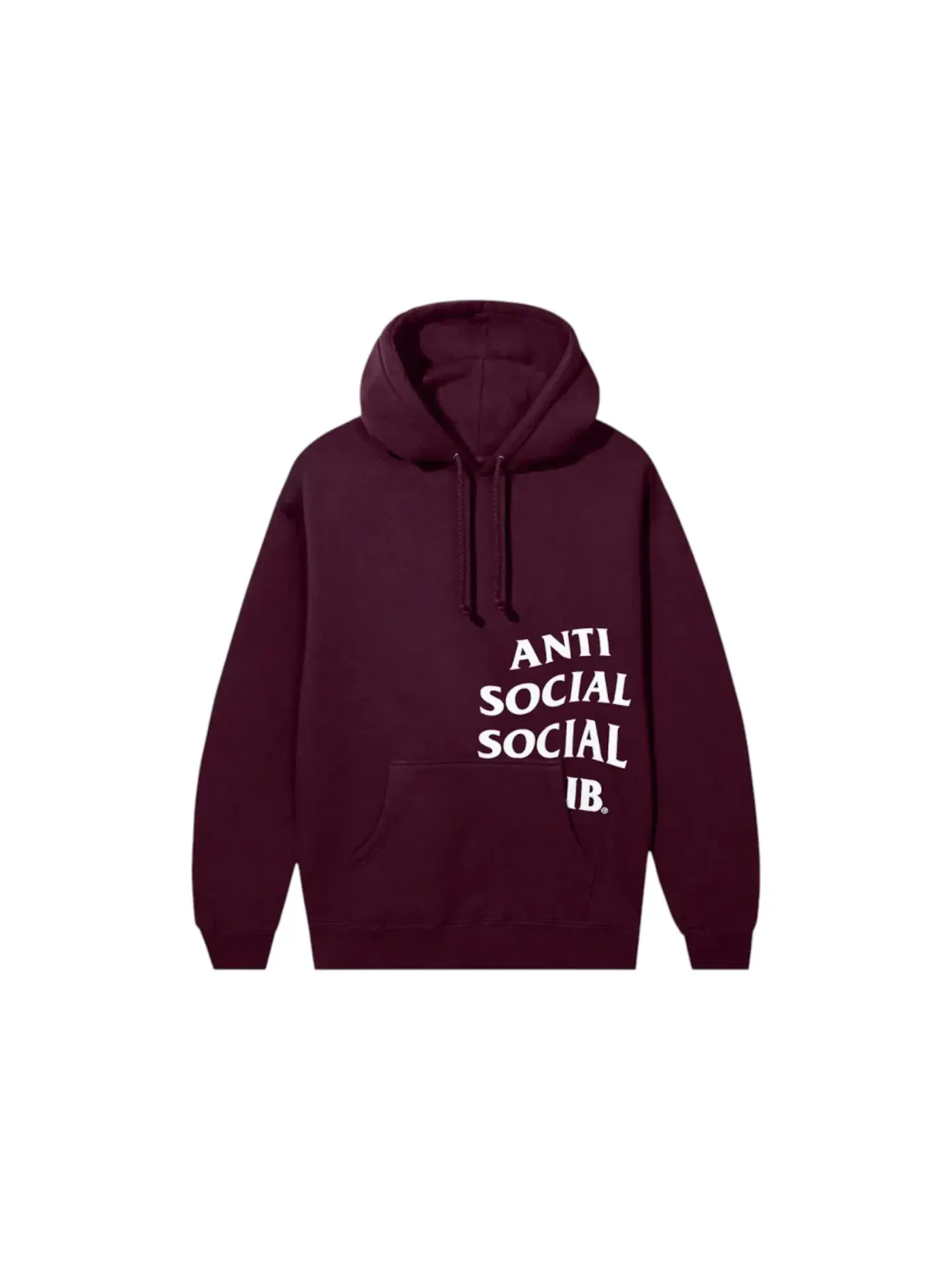 Мужская худи с принтом Anti Social Social Club — изображение 1 из 2, коричневый