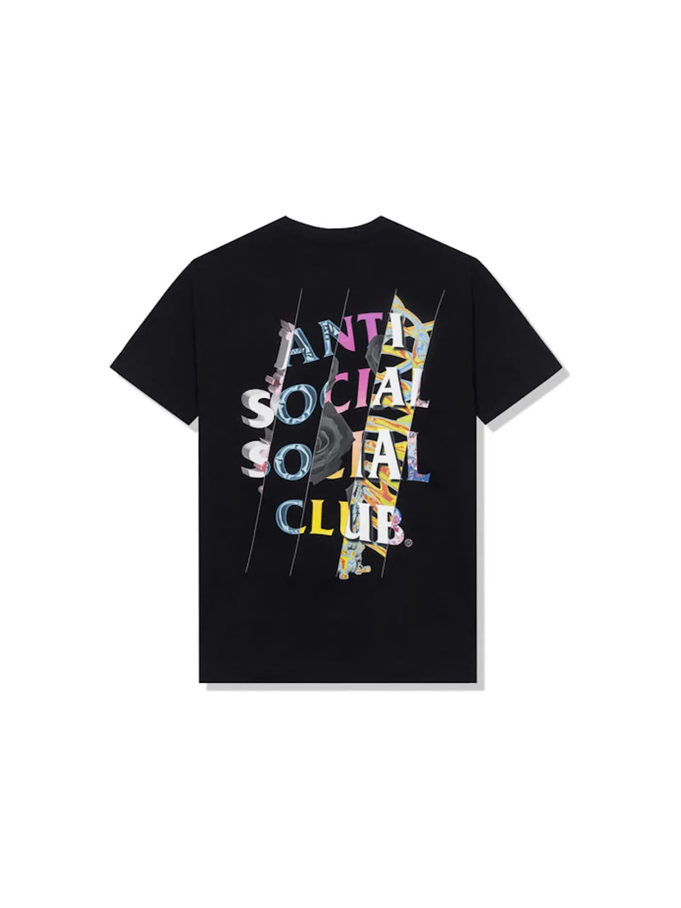 Мужская футболка с принтом T-shirt Anti Social Social Club — изображение 1 из 2, черный
