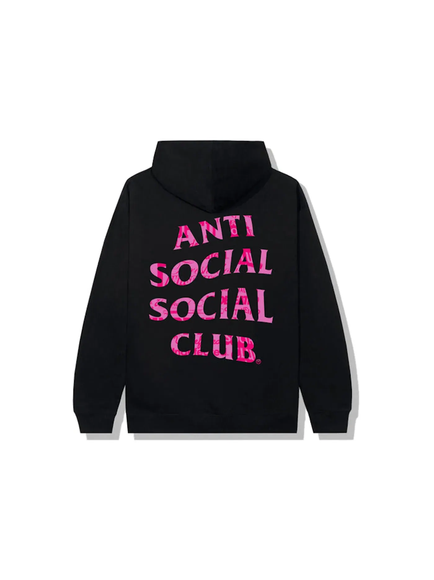 Мужская худи с принтом Don Dada Anti Social Social Club — изображение 2 из 2, черный