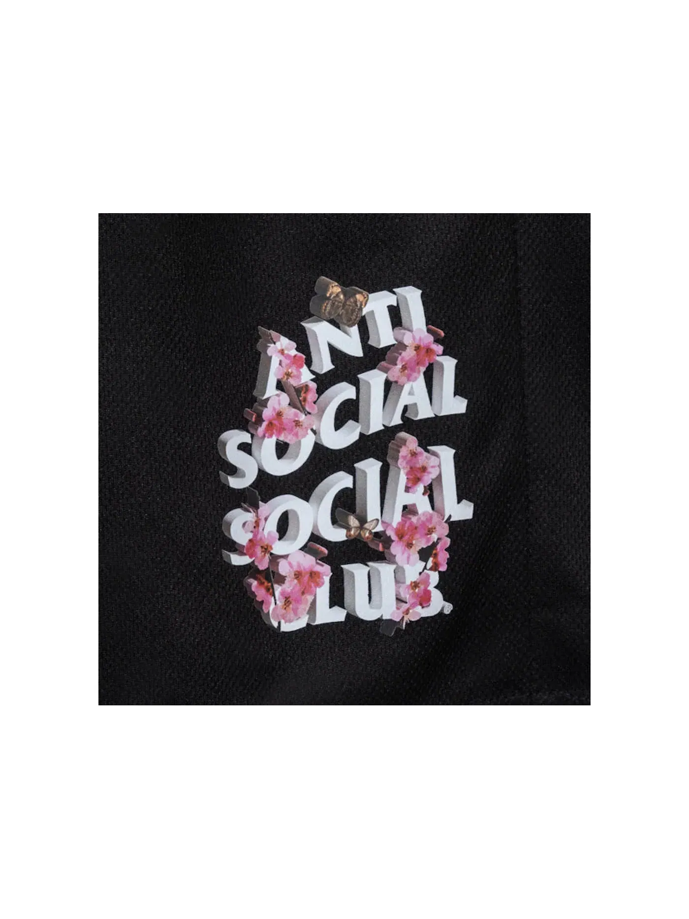 Мужские шорты с принтом Drama Club Anti Social Social Club — изображение 2 из 2, черный