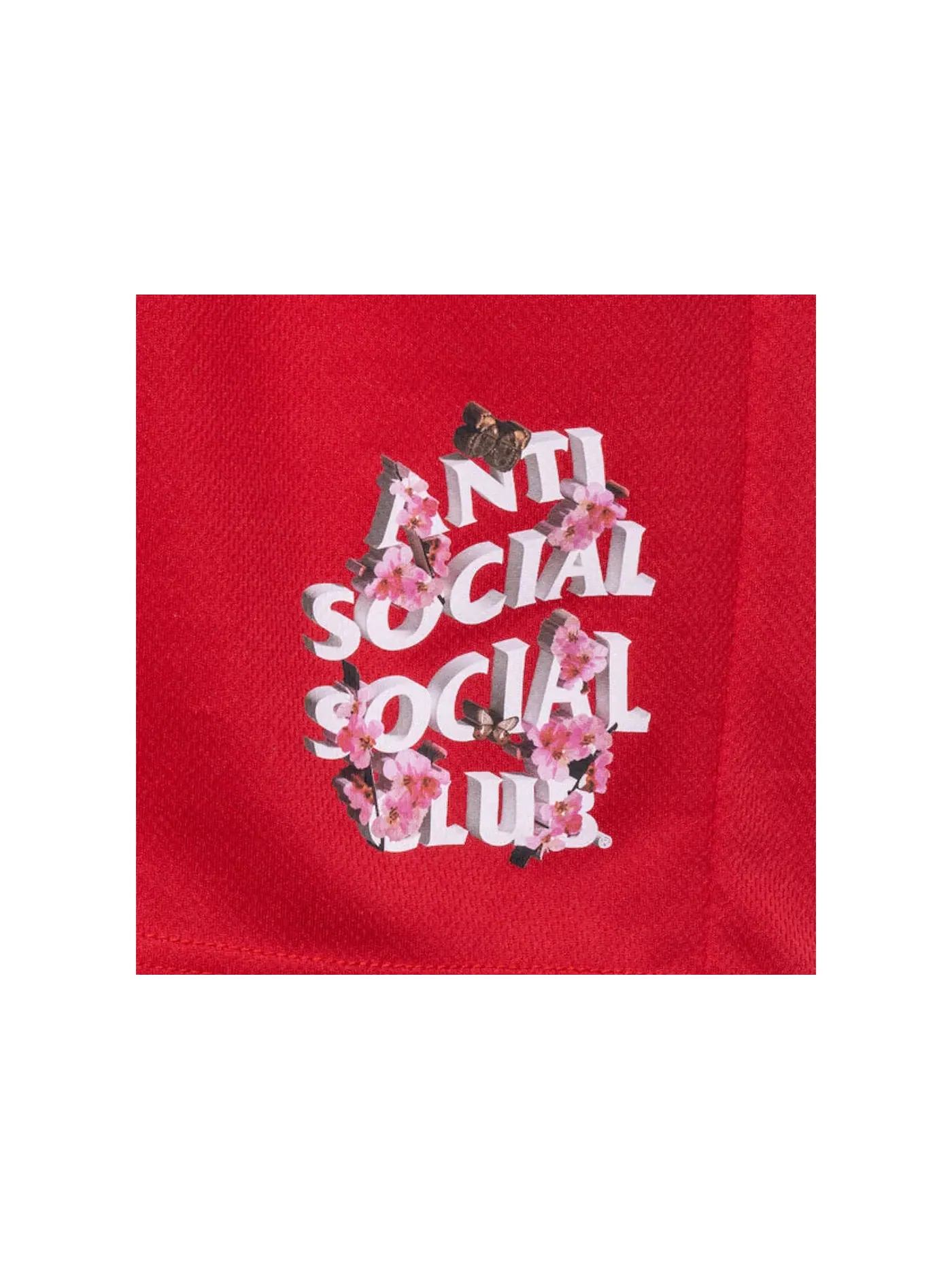 Мужские шорты Mesh Shorts Anti Social Social Club — изображение 2 из 2, красный