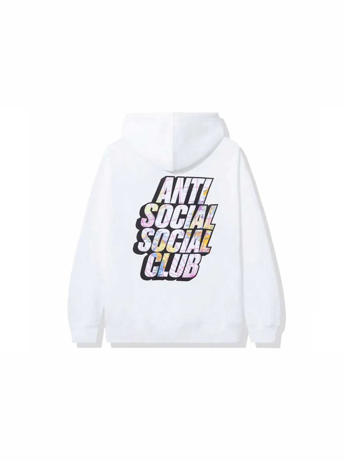 Мужской худи с принтом Anti Social Social Club Hoodie — изображение 1 из 2, белый