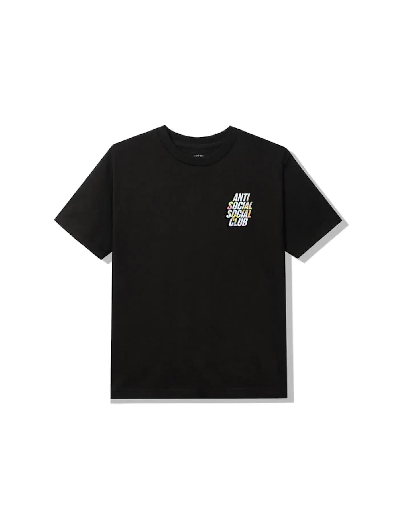 Мужская футболка с принтом Anti Social Social Club Drop A Pin T-shirt — изображение 2 из 2, черный