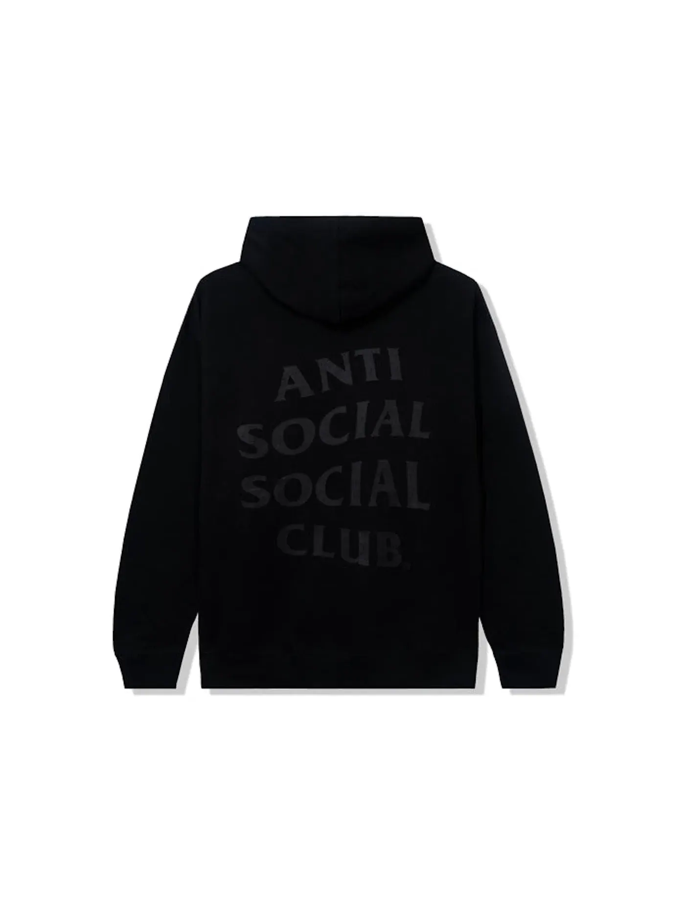 Мужской худи с принтом Anti Social Social Club — изображение 2 из 2, черный