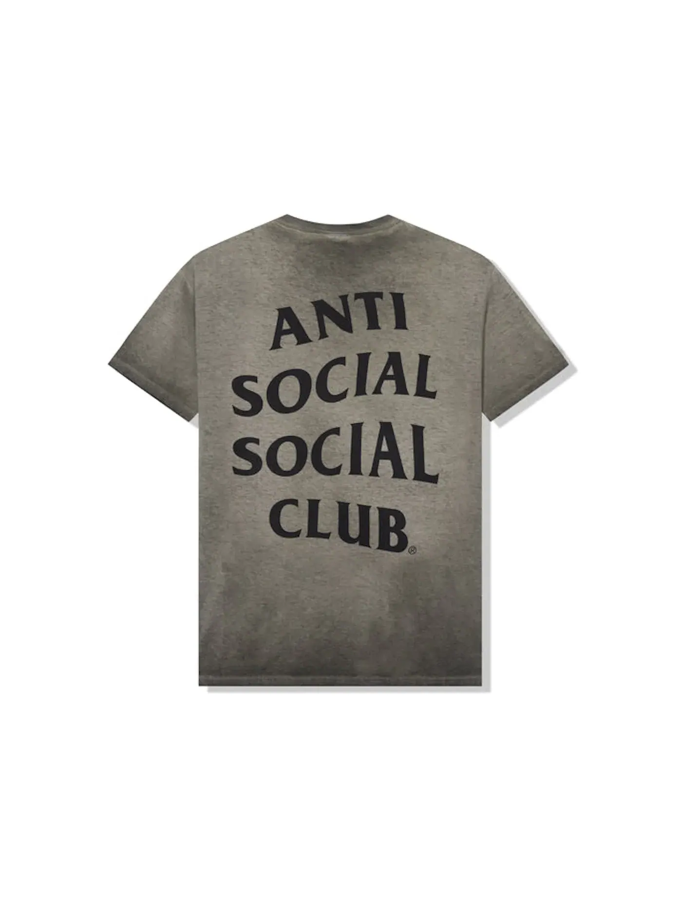 Мужская футболка с принтом Anti Social Social Club Dying On the Gram Mineral Wash — изображение 2 из 2, бежевый