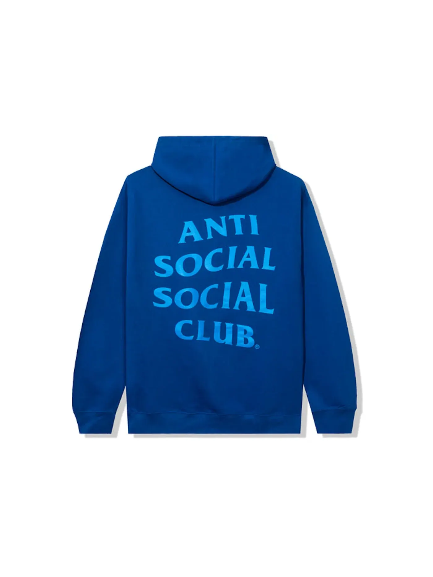 Мужской худи с принтом Anti Social Social Club Early Decision — изображение 2 из 2, синий