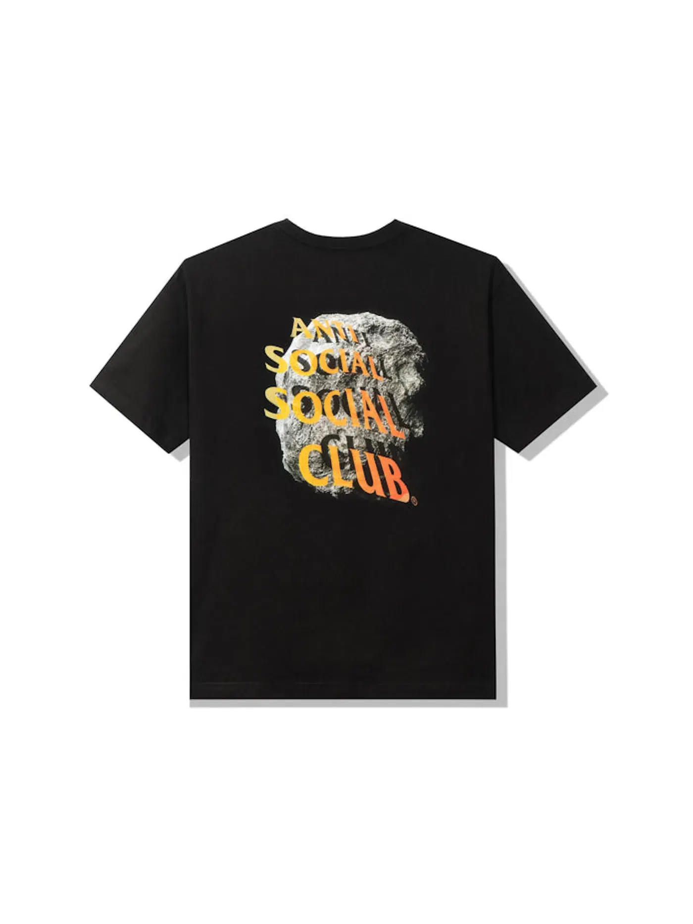 Мужская футболка с принтом Edge of the World Anti Social Social Club — изображение 2 из 2, черный
