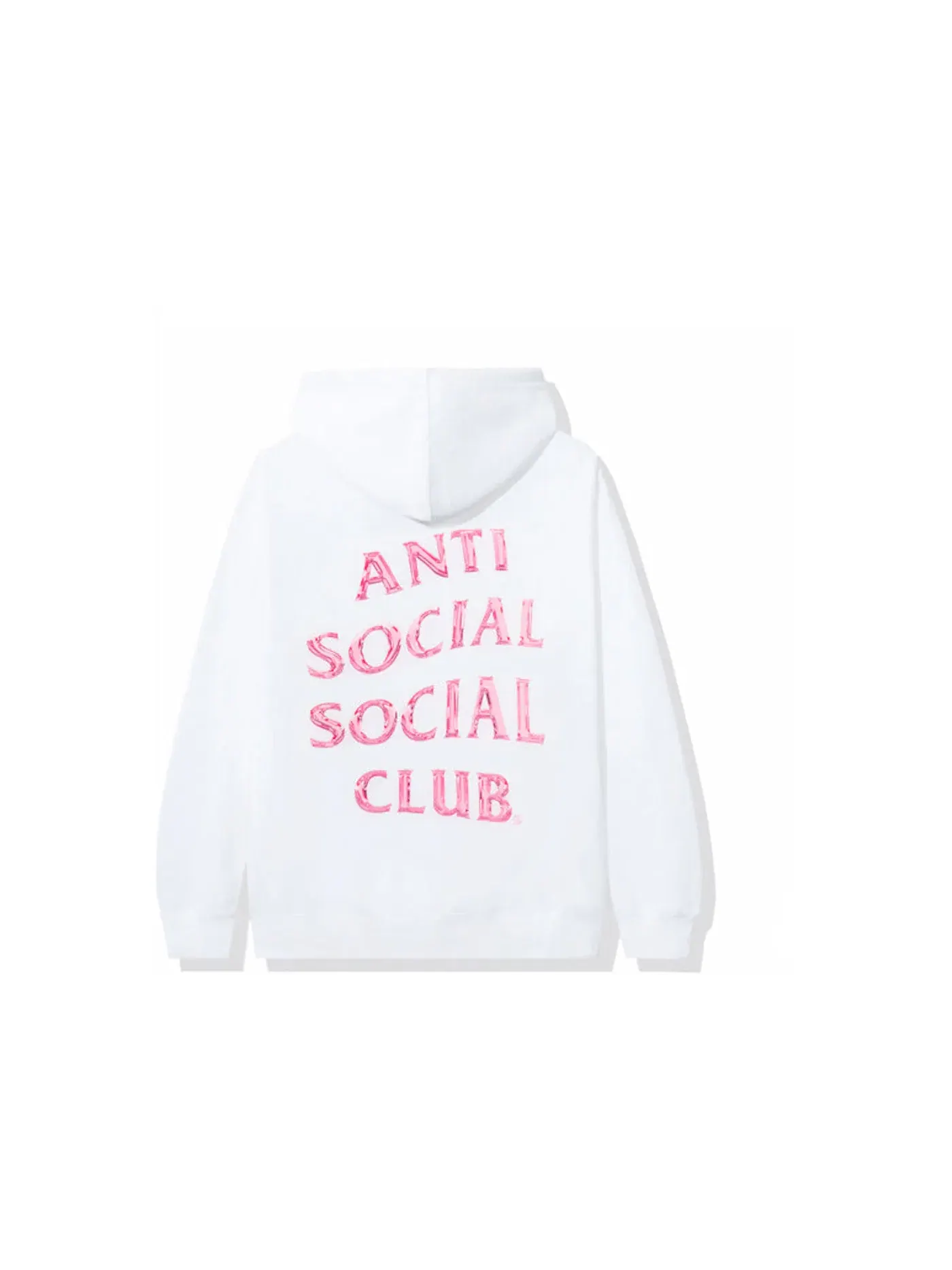 Мужской худи с принтом Effectionate Anti Social Social Club — изображение 1 из 2, белый