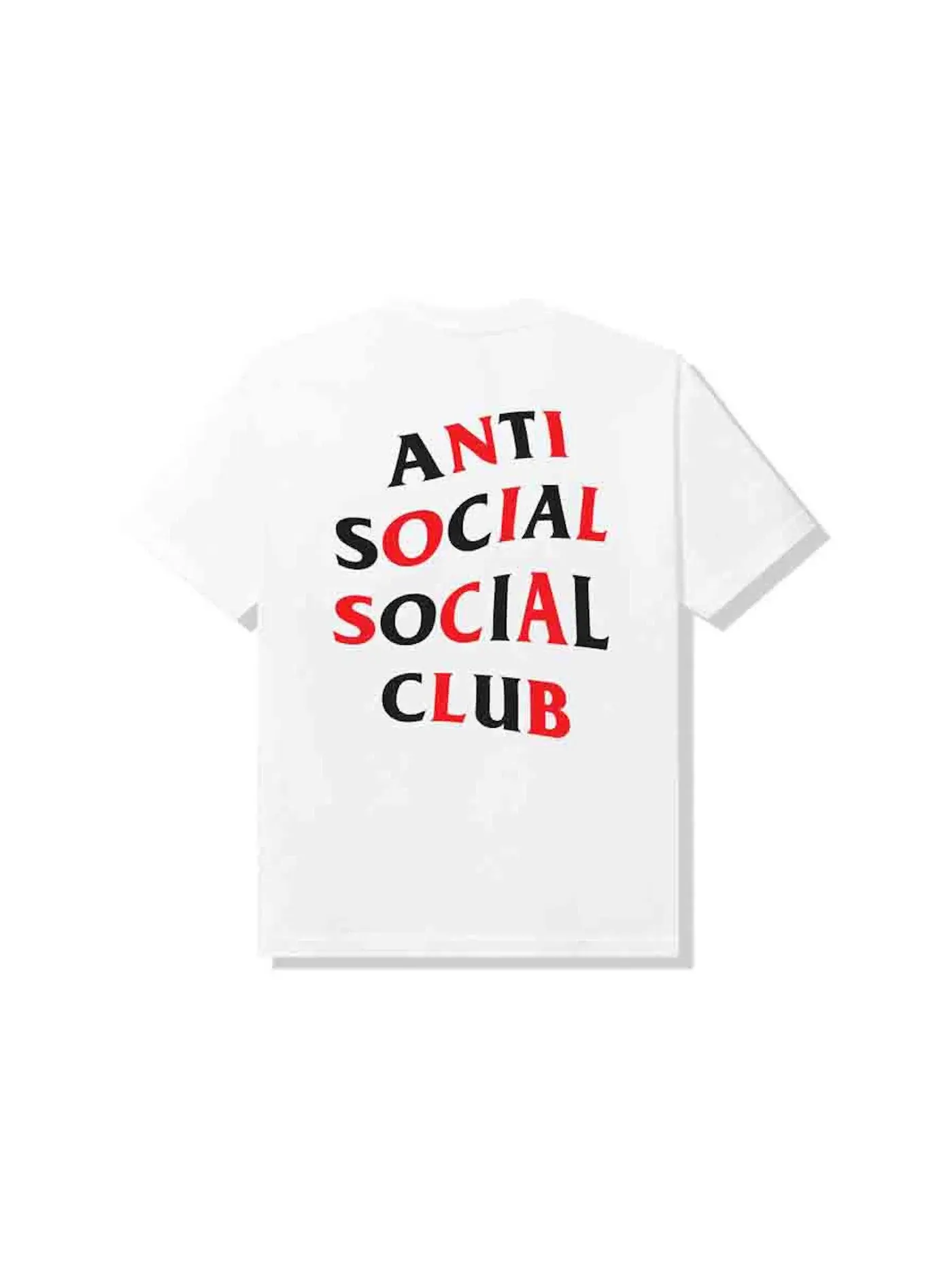 Мужская футболка с принтом Anti Social Social Club Tee — изображение 1 из 3, белый