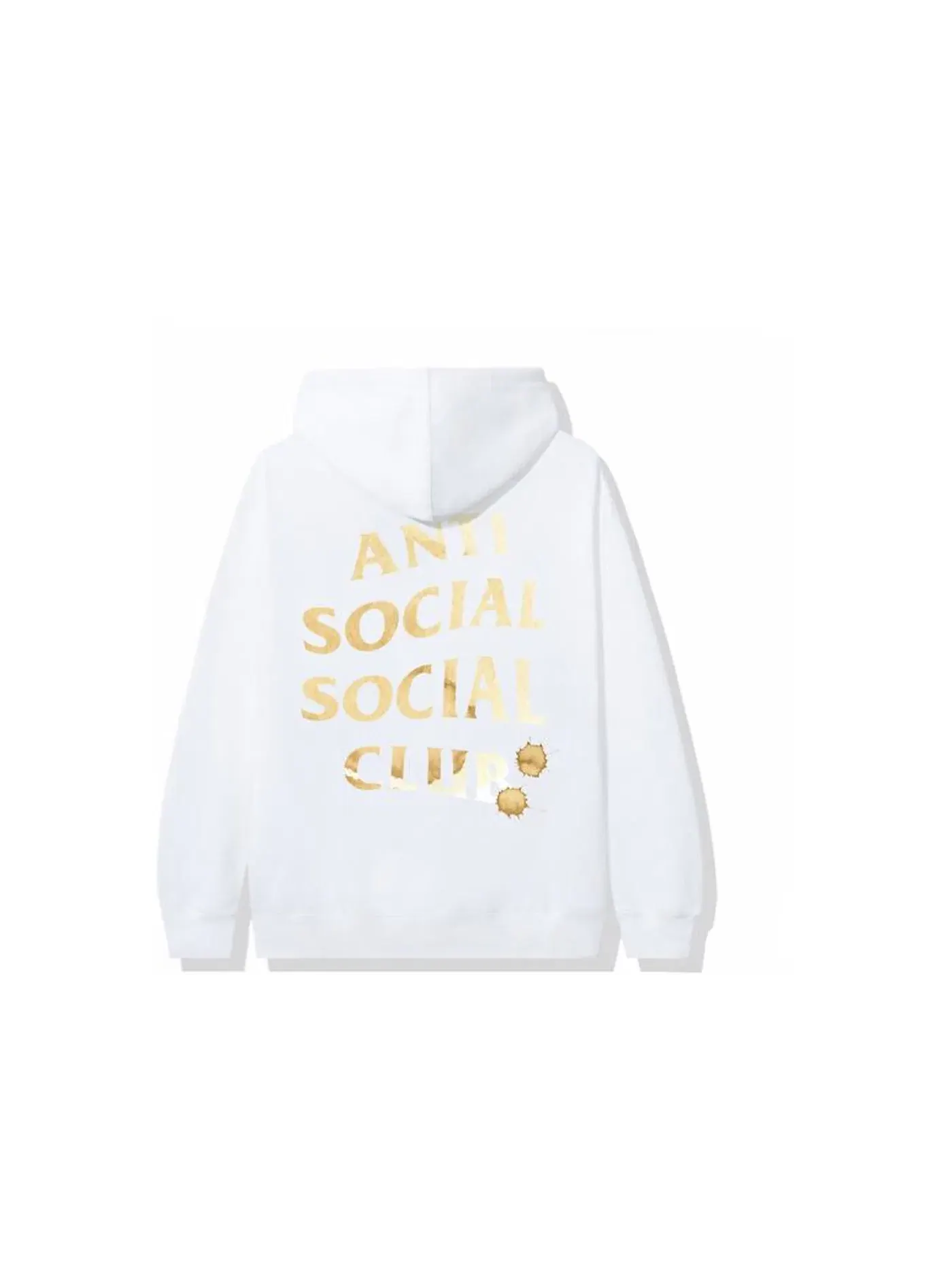 Мужской худи с принтом Anti Social Social Club — изображение 1 из 2, белый