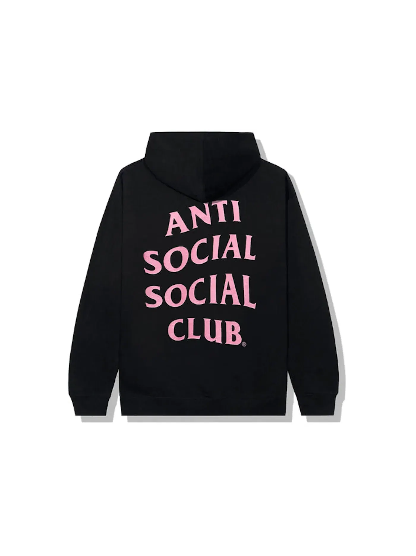Мужская худи с принтом Anti Social Social Club — изображение 2 из 2, черный